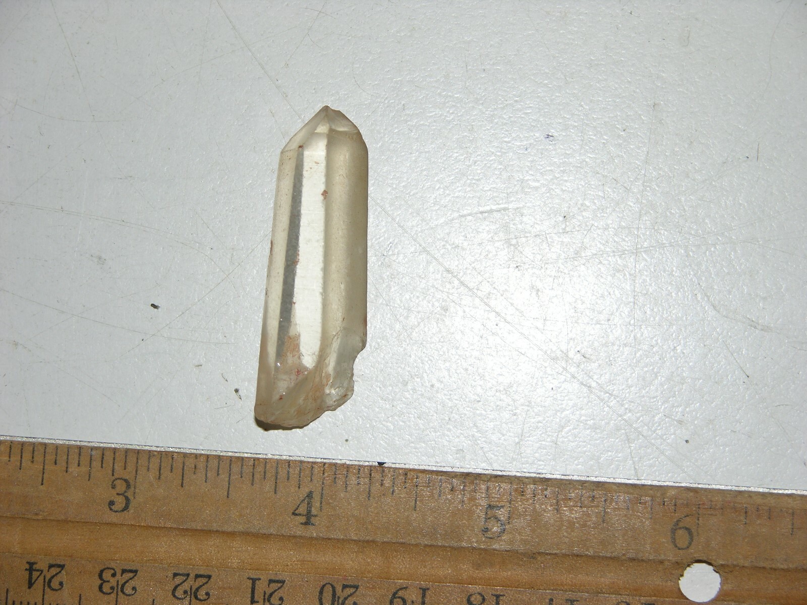Citrine crystal point all natural Congo, Africa 1.5 inch V32