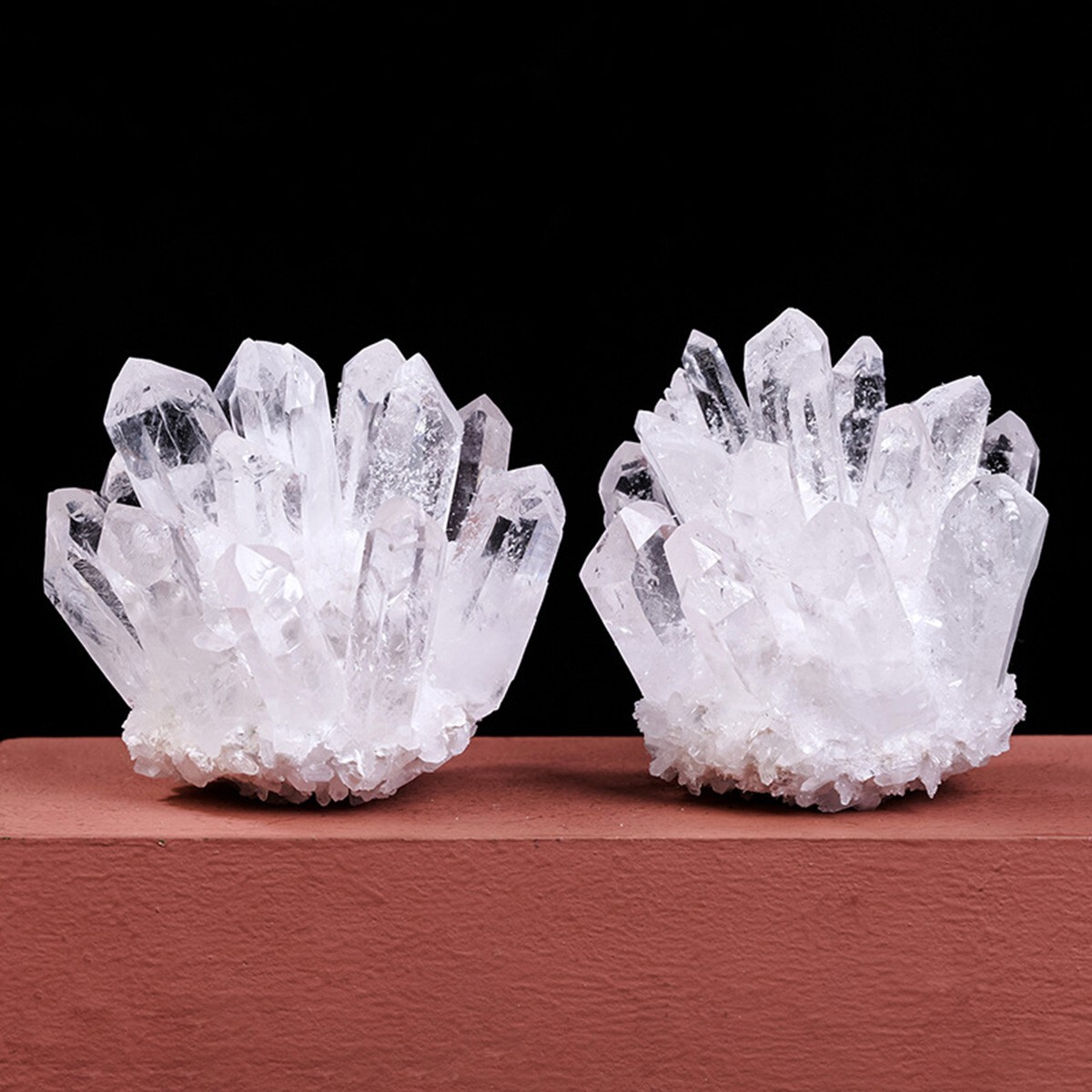 200g+ Rare Large Raw Clear Quartz Crystal Cluster Quartz Mineral Specimens Decor