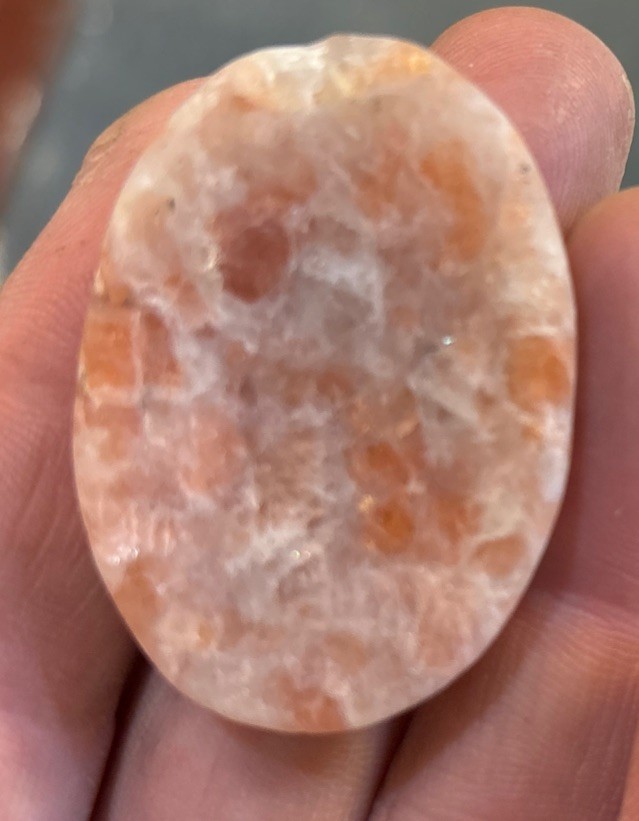 Sunstone worry stone