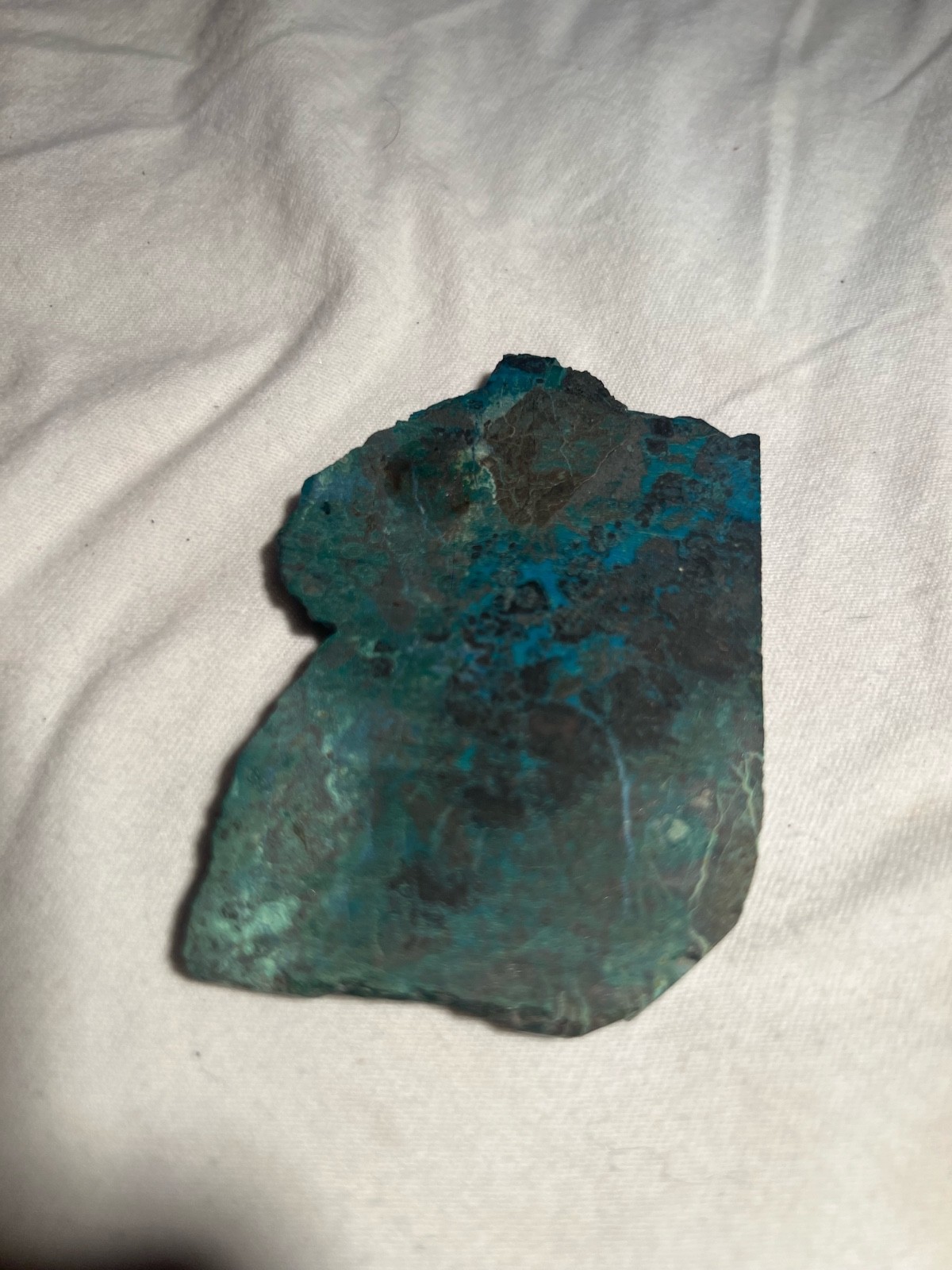 Chrysocolla Slab 79g Blue Green Copper Mineral Natural Specimen