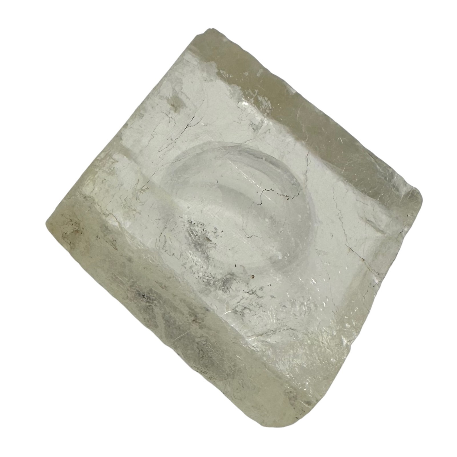 Optical Calcite Iceland Spar 33g Rectangular Display Specimen| 34x36x10mm| Clear