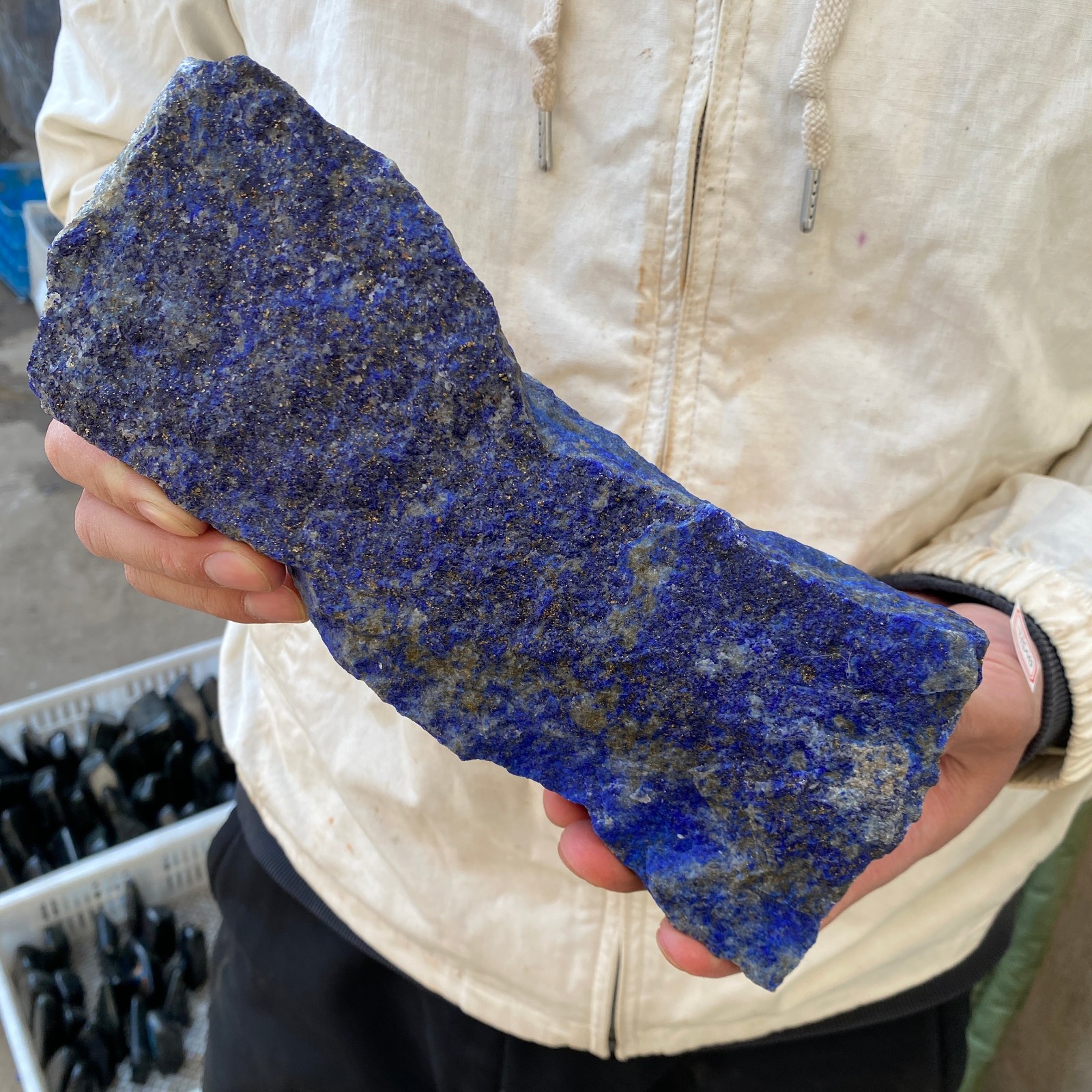 3lb Natural Lapis Lazuli quartz crystal Rough Gemstone Mineral Healing