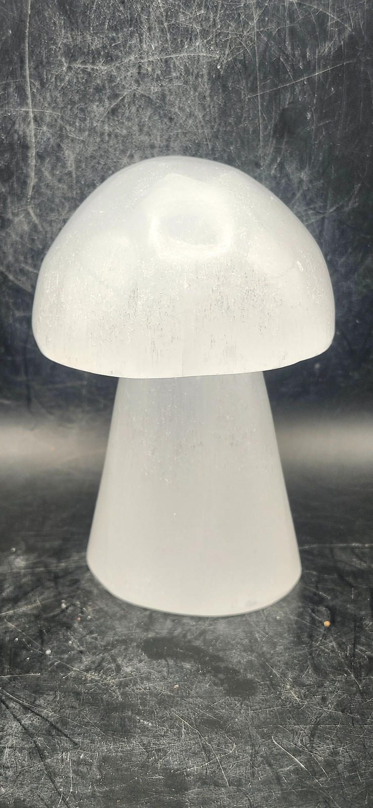 Large Selenite mushroom! 3.7 too 4 inches tall!