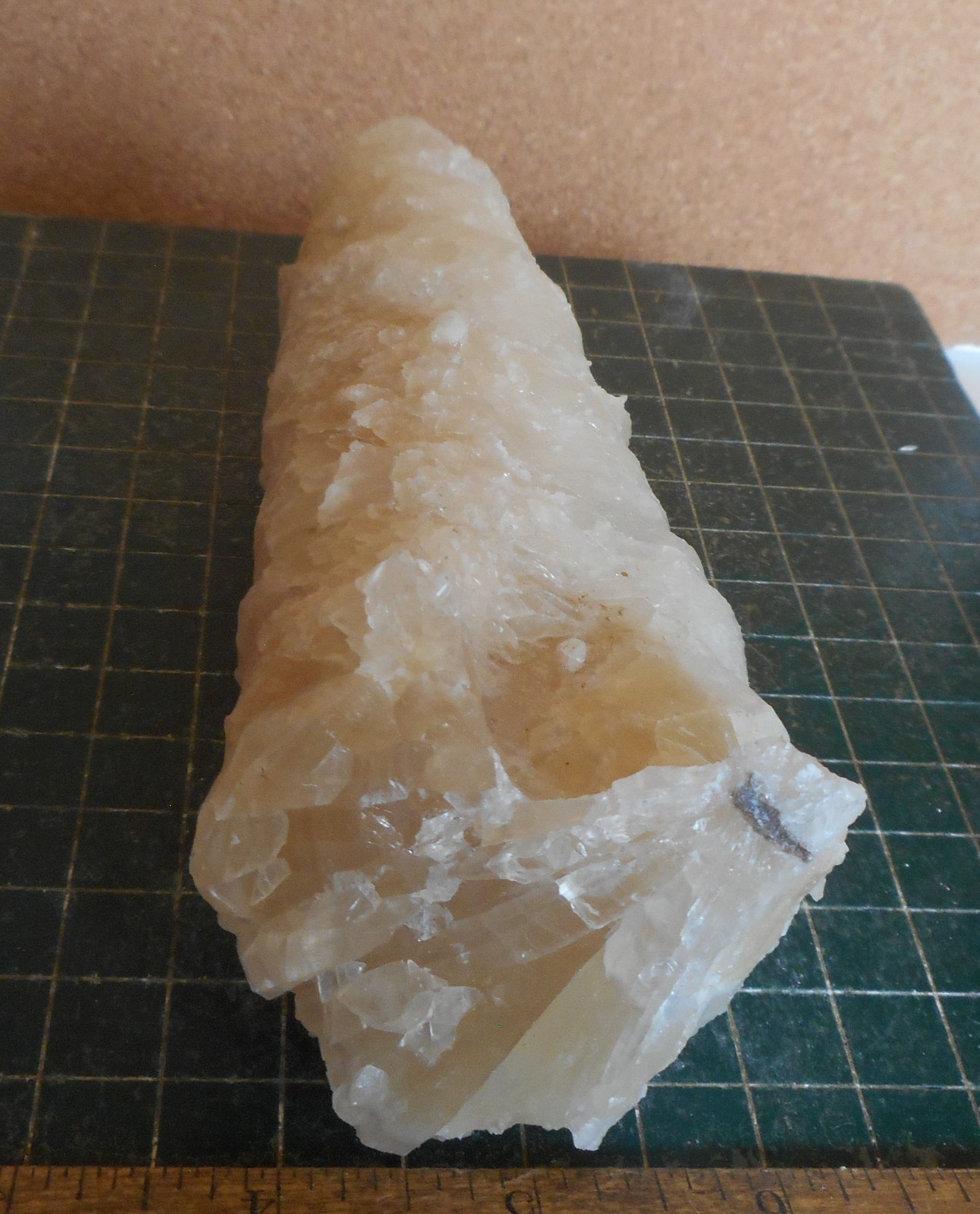 Stalactite, Calcite, Natural Crystal Specimen, 7.8″ long, 2.5″ diameter. 1.5 Lbs