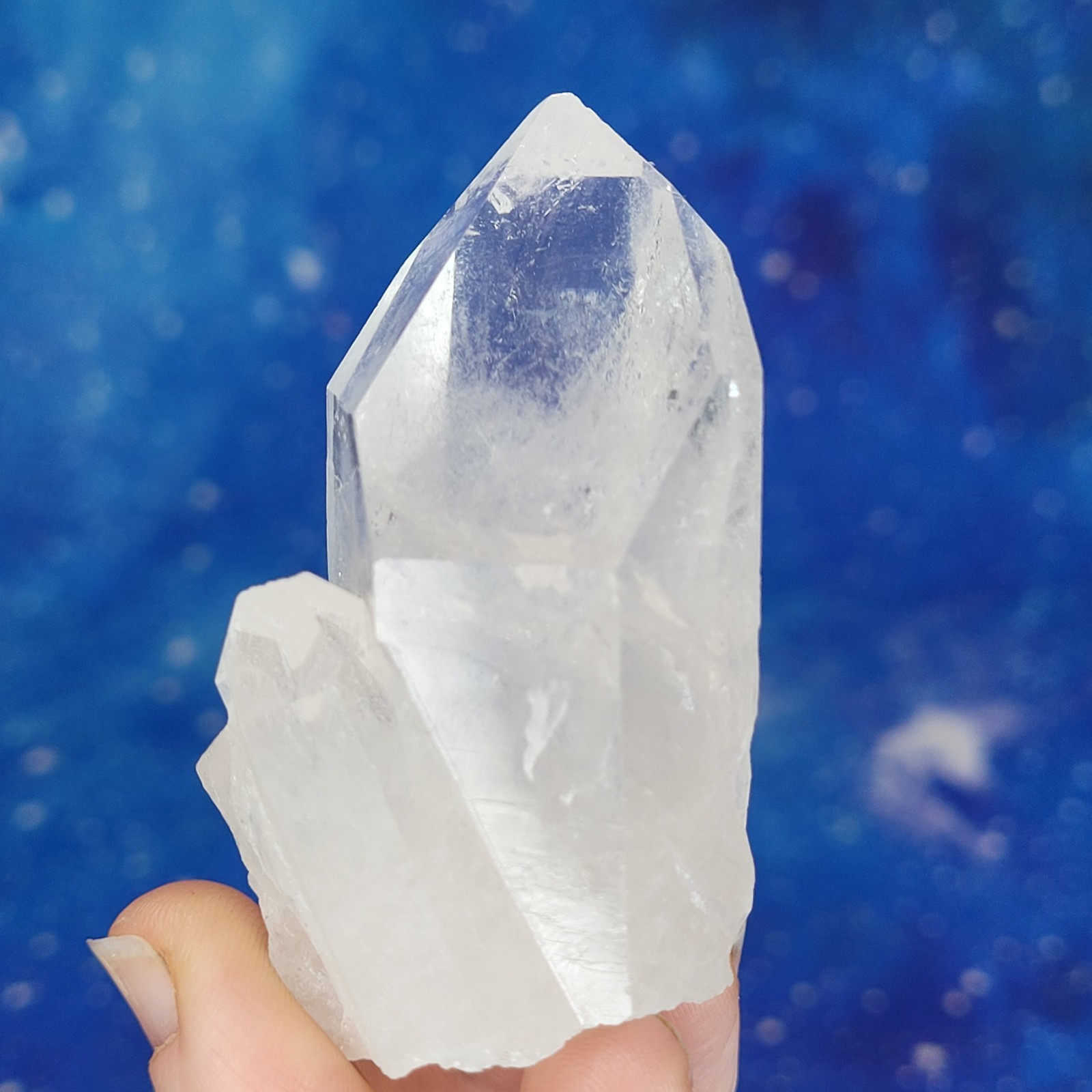 Crystal Clear Quartz Point Cluster AA Grade 87g Natural 2.7 Brazil Healing