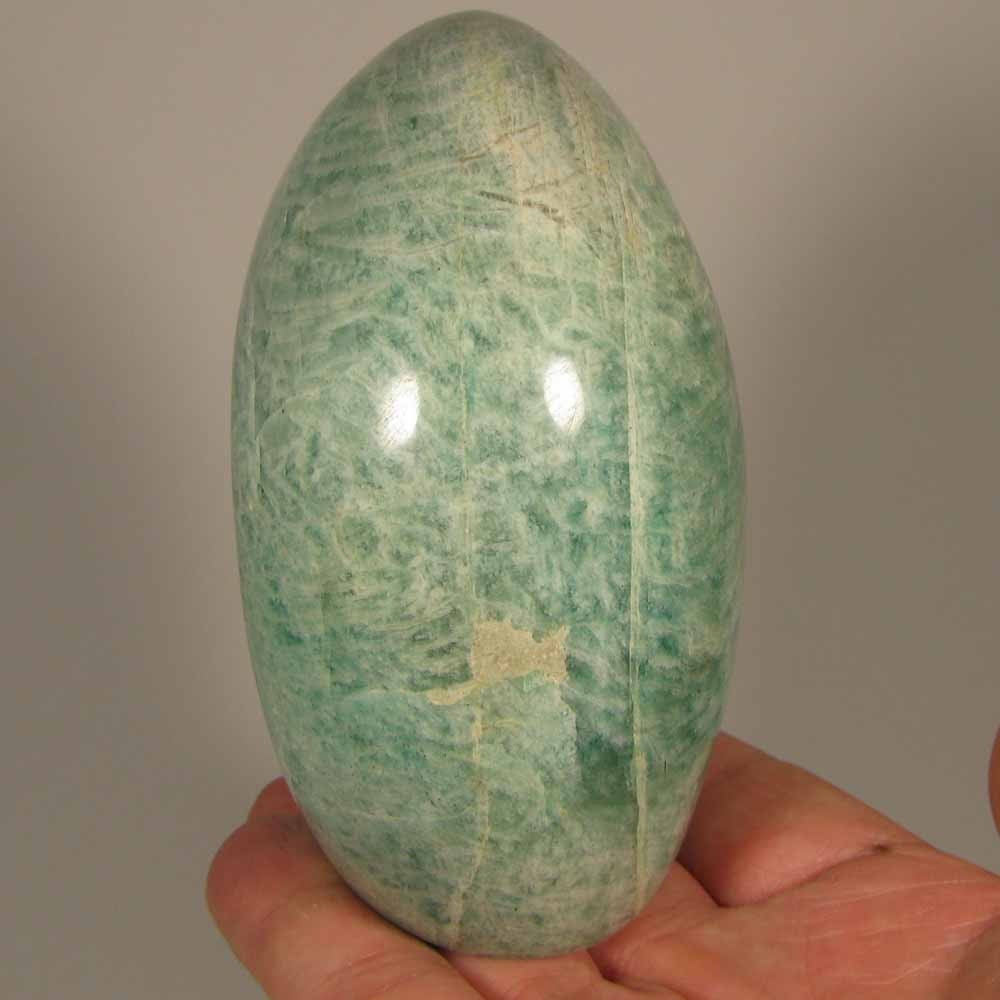 4″ AMAZONITE Polished Gemstone Freeform Standup – Madagascar – 1.5 lbs.