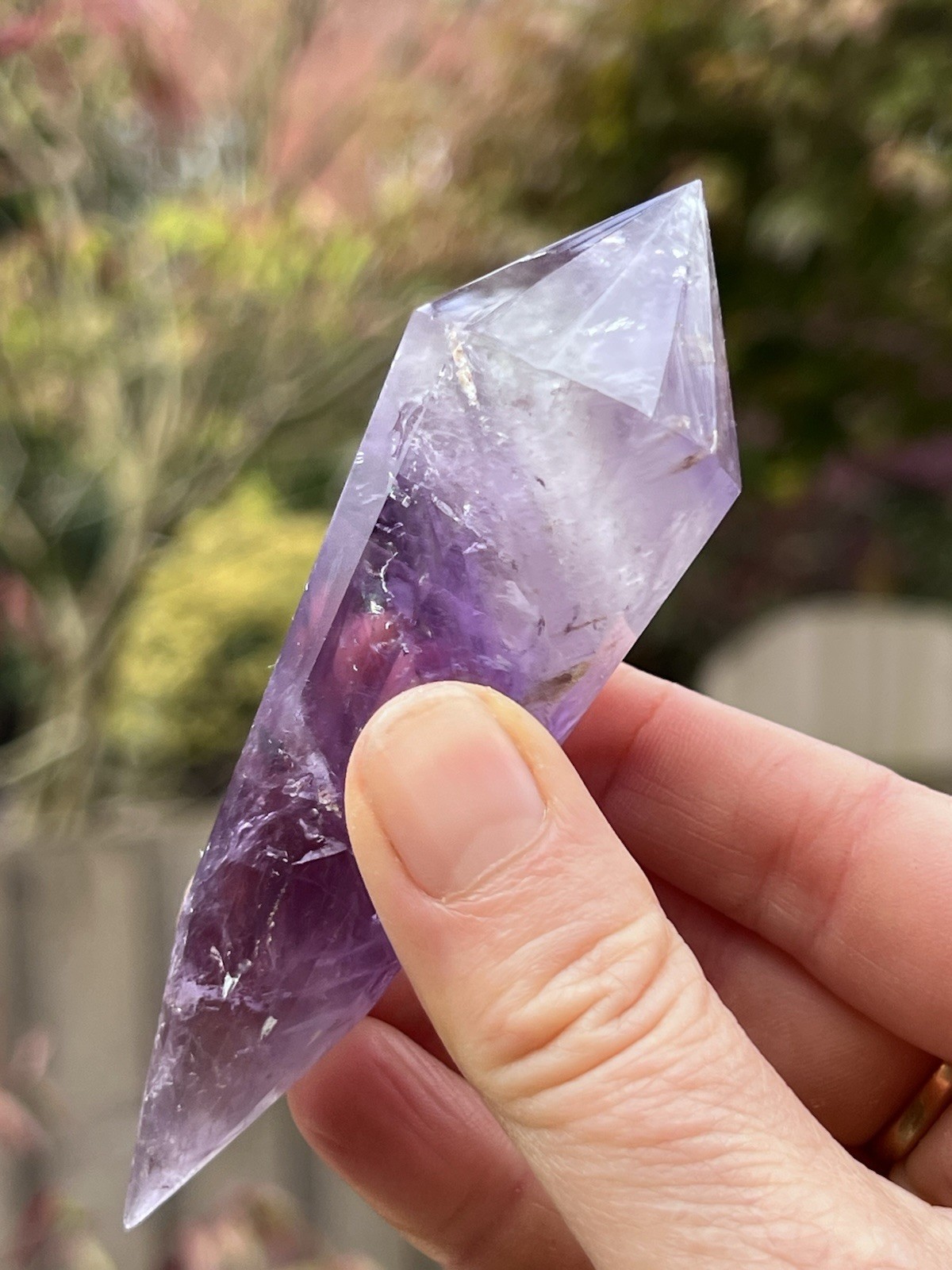 Amethyst 12 Sided Vogel Wand AAA+ Tranquility Intuition 3 With Stand