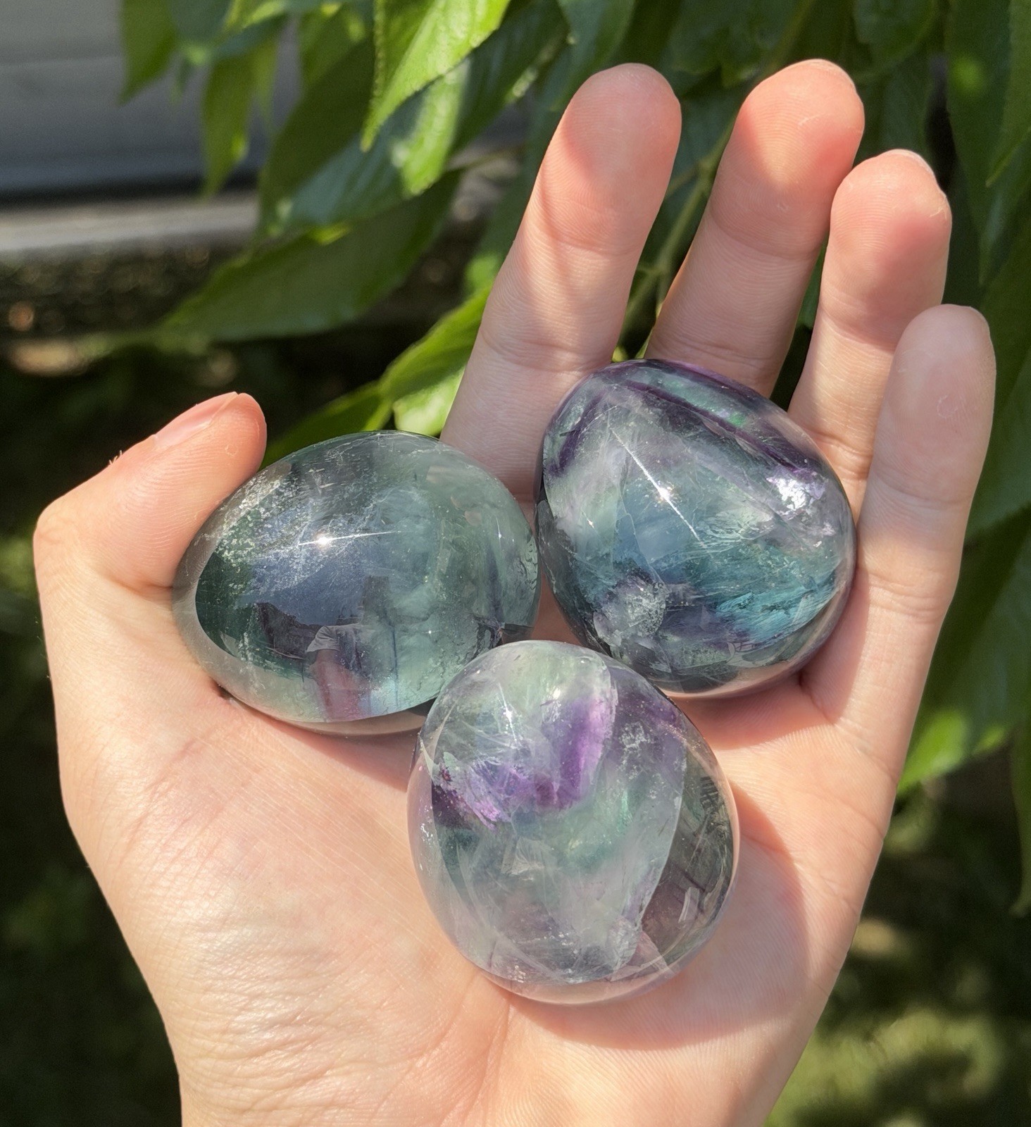Wholesale Lot 8 Pcs Natural Fluorite Egg Crystal Healing Energy