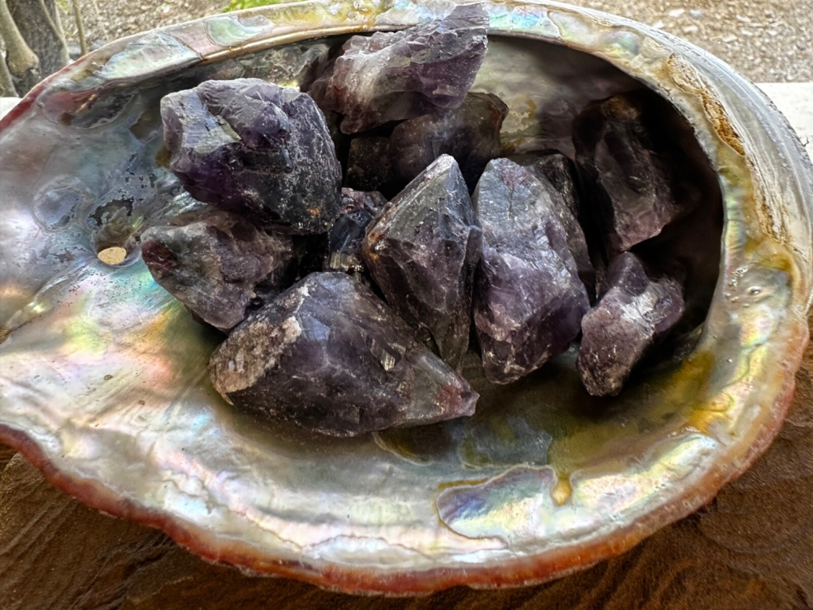 1x Amethyst Cacoxenite Rough Stone 2inch Reiki Healing Crystal Brazil High Vibes