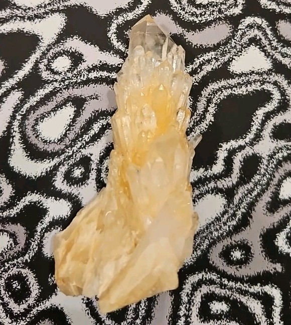 Pineapple Quartz Cluster 8.43 Oz 4.5 Inches Long