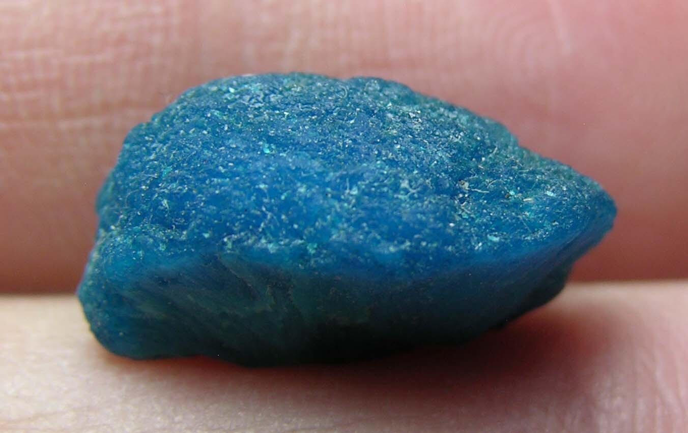 #3 India 100% Natural Electric Blue Cavansite Crystal Flower Specimen 17.00mm
