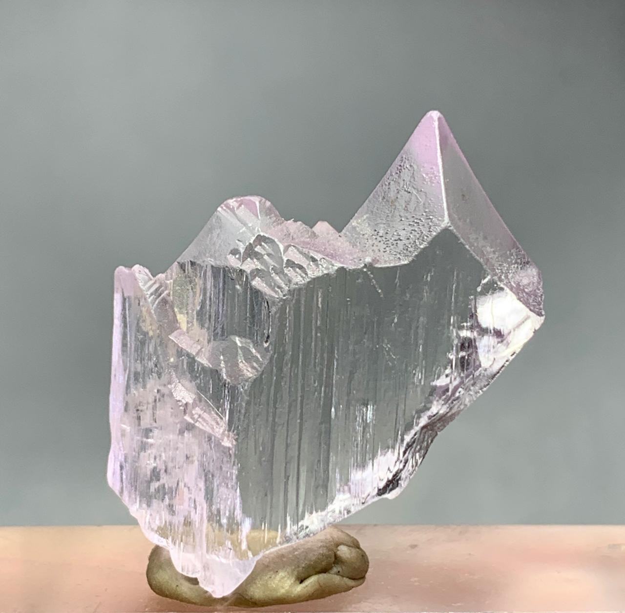 Natural Pink Kunzite Crystal From Afghanistan 46 Carat