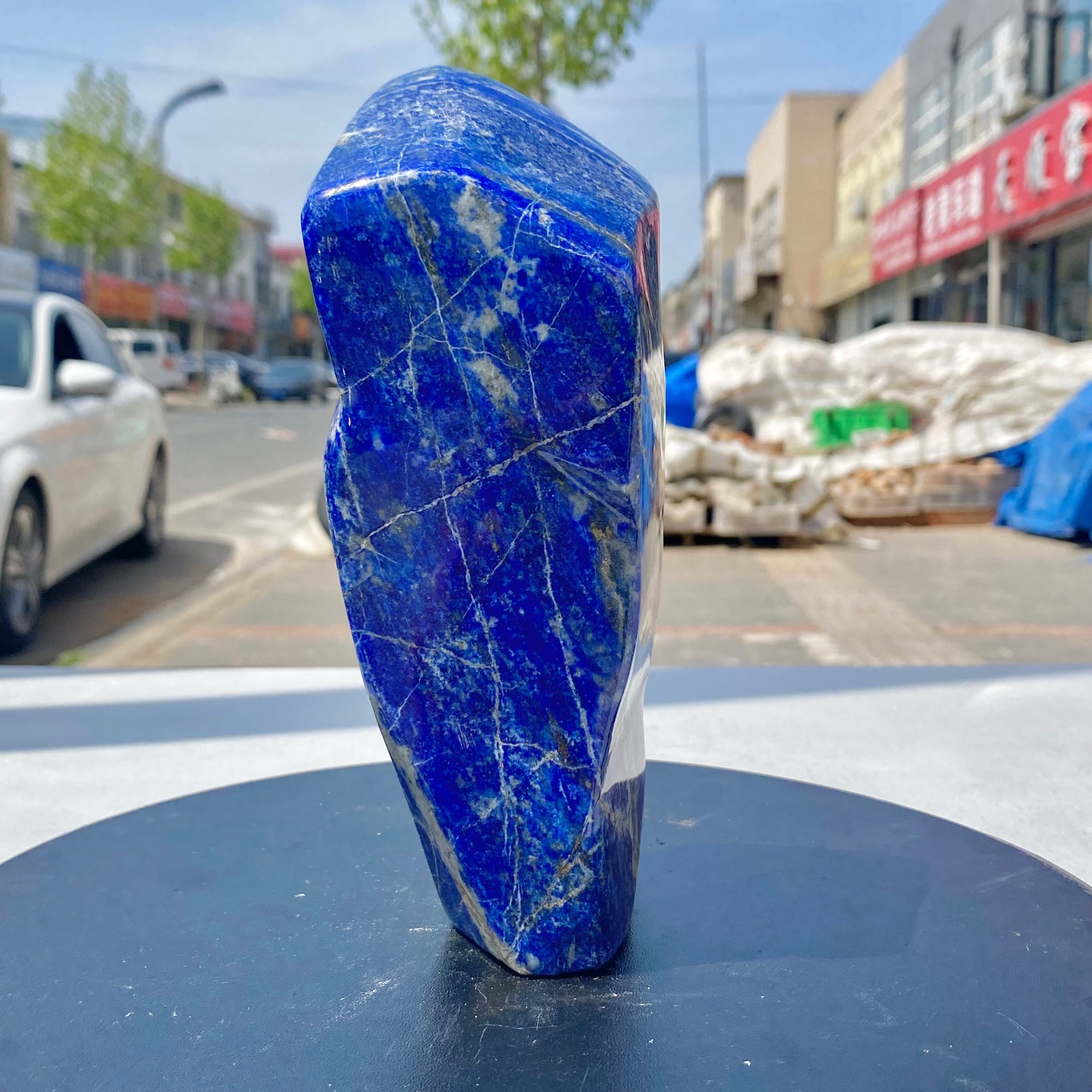 3LB Natural Stone Lapis Lazuli Freeform Polished Crystal Mineral Specimen