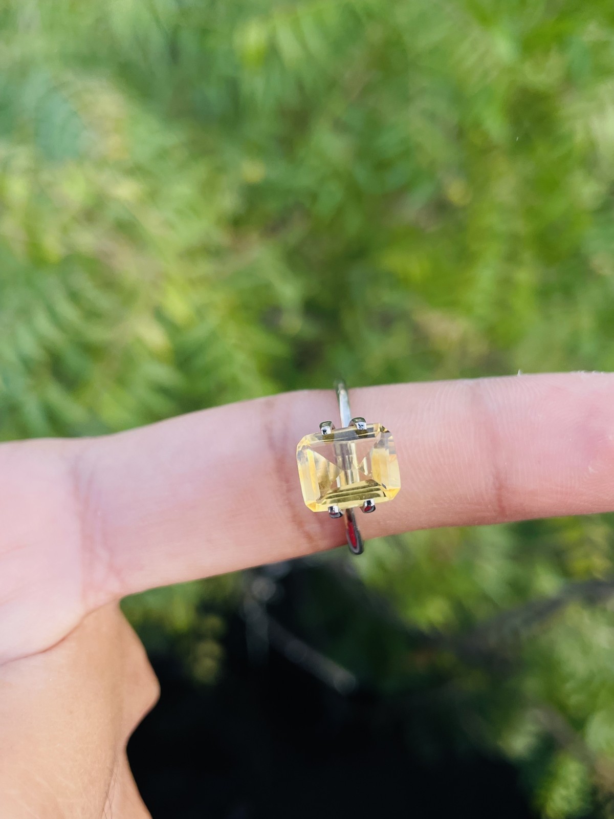 Citrine Octagon Cut Gemstone