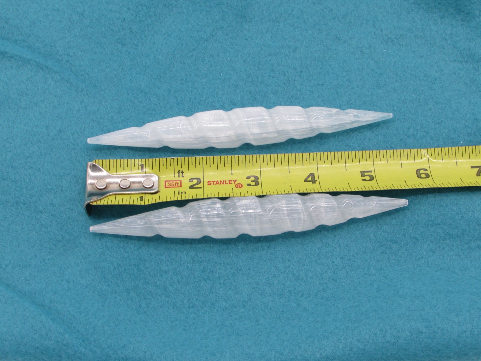 Selenite Spiral Wand