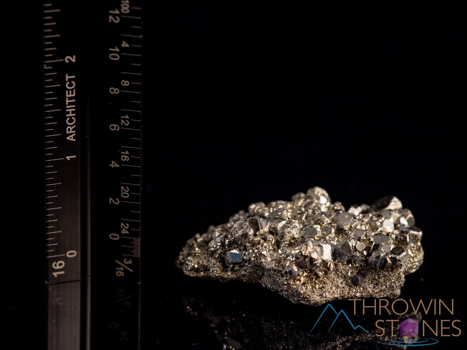 PYRITE Raw Crystal Cluster – Housewarming Gift, Home Decor, Raw Stones, 40320