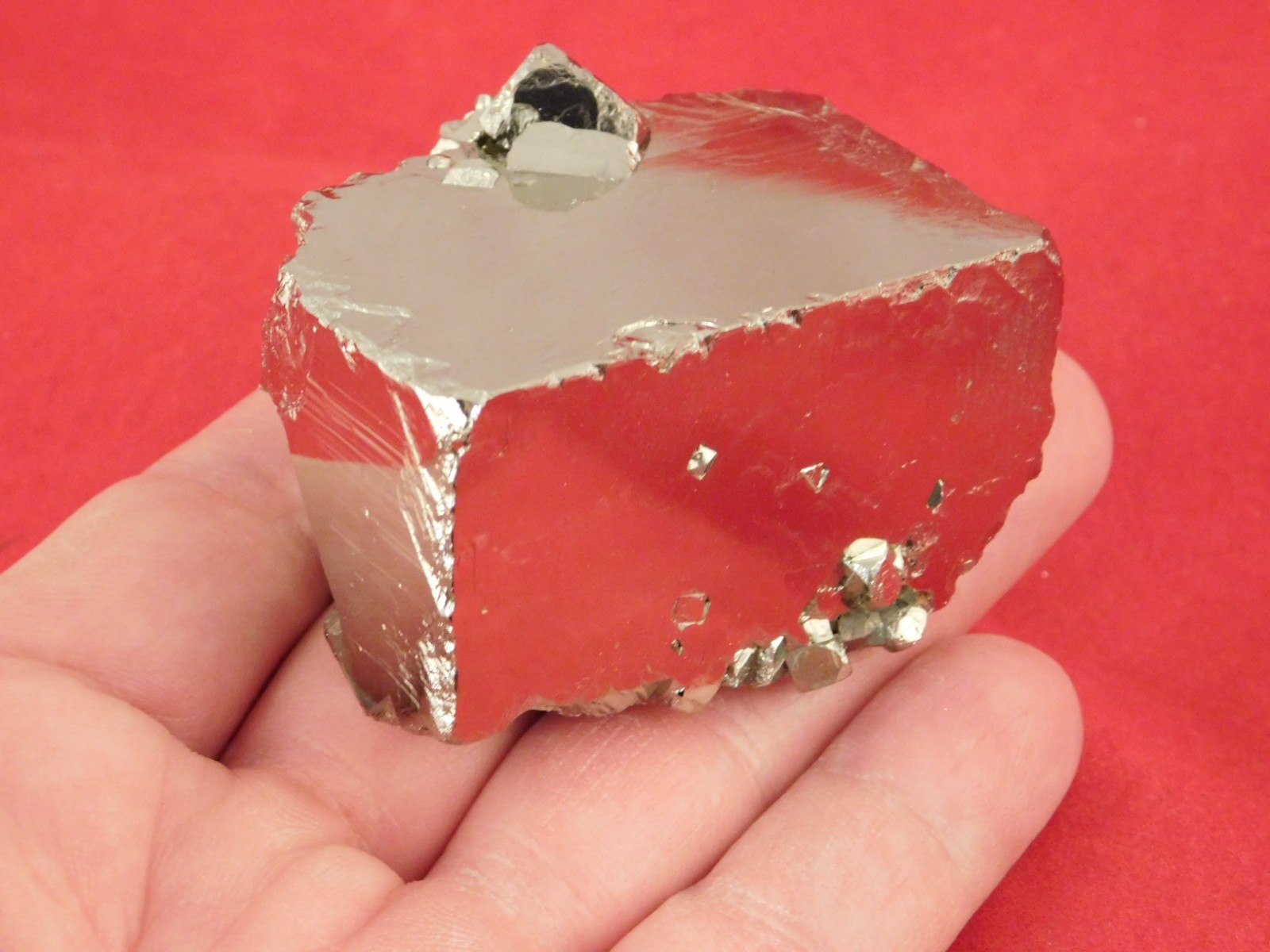 Big! 100% Natural PYRITE Crystal CUBE Cluster Huanzala Mine Peru 332gr
