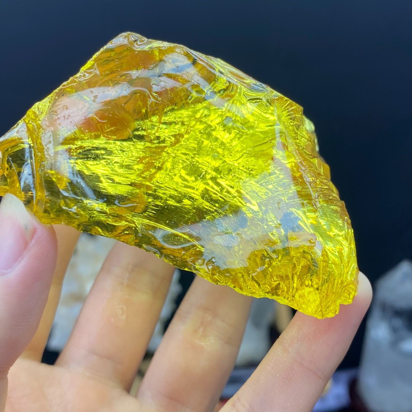 183g ANDARA triple vortex energy monatomic crystal Reiki specimen H47