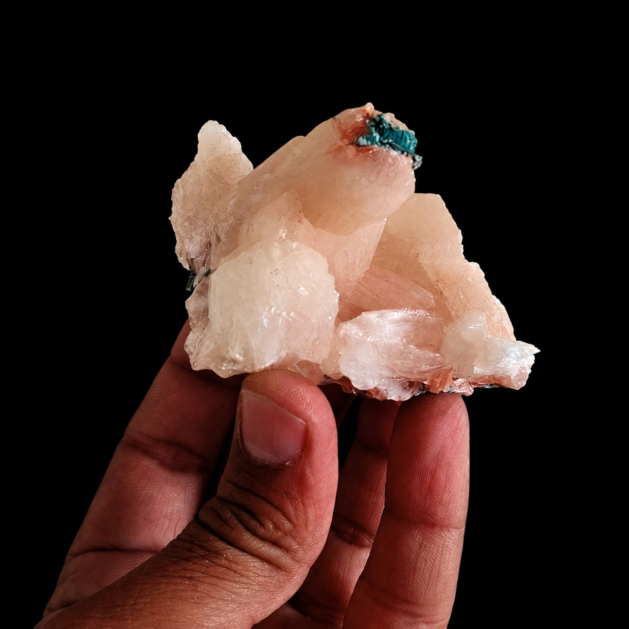 Natural Orange Apophylite 125g 8x6x5cm Raw Crystal Specimen