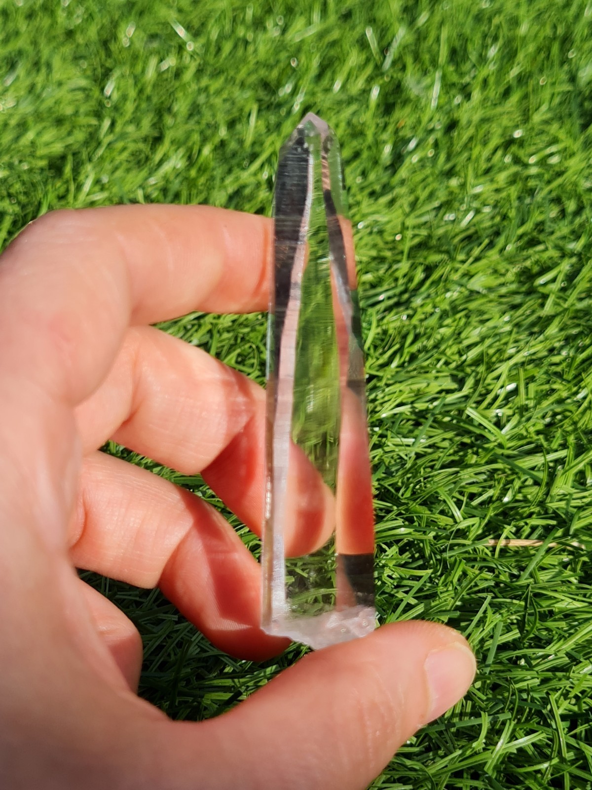 Himalayan Clear Quartz Point Nepal High Clarity Akashic Lines High Altitude 25g