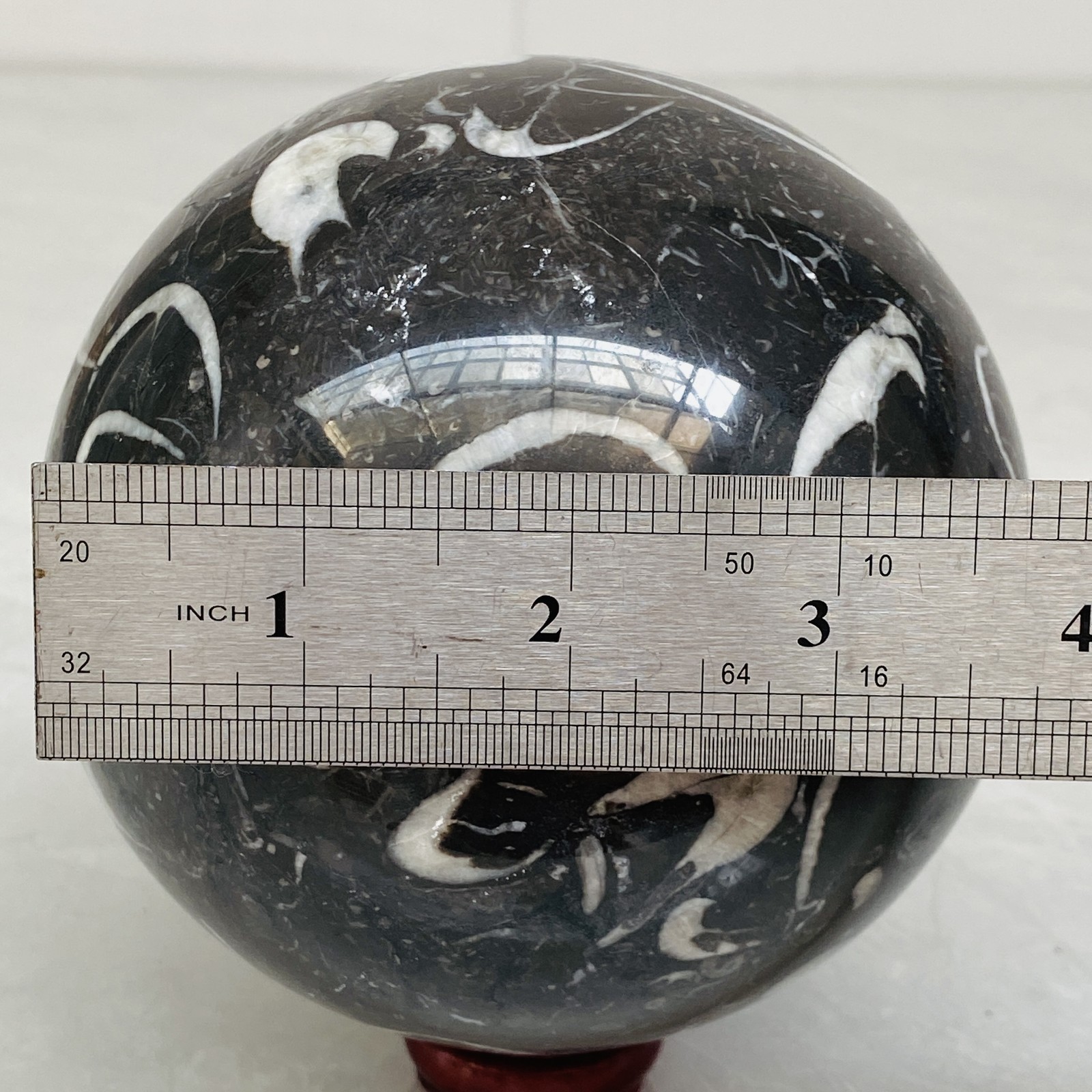 Natural Shell Jasper Thousand Eye Stone Crystal Polished Ball Healing (4.98LB)