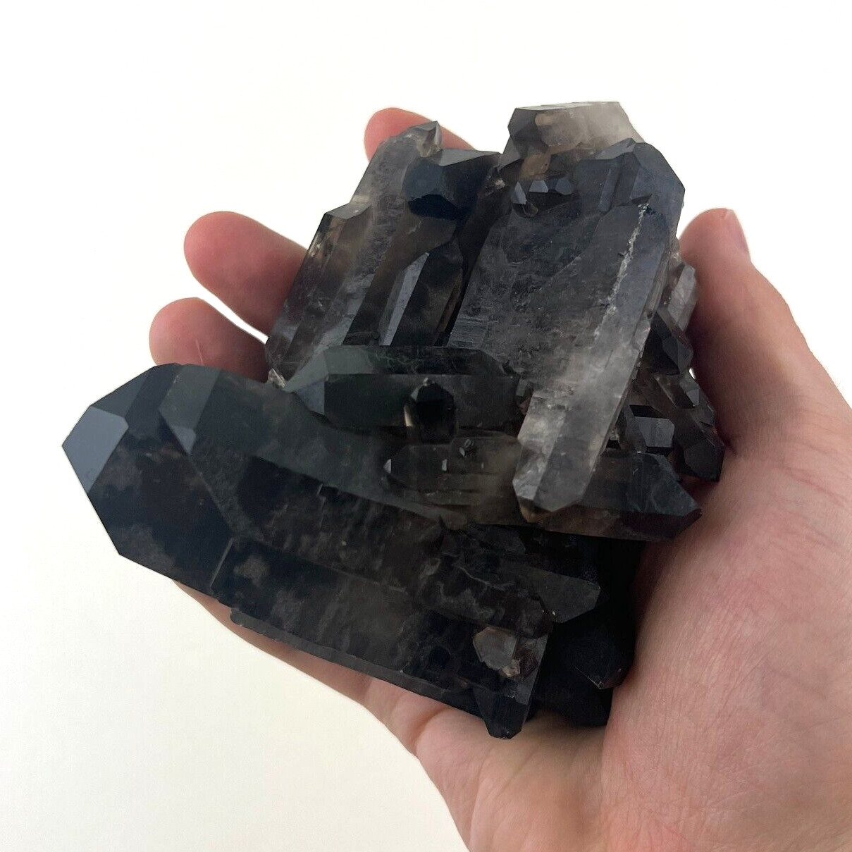 Smoky Quartz Crystal Specimen Healing Meditation Altar Display Natures Art 567g