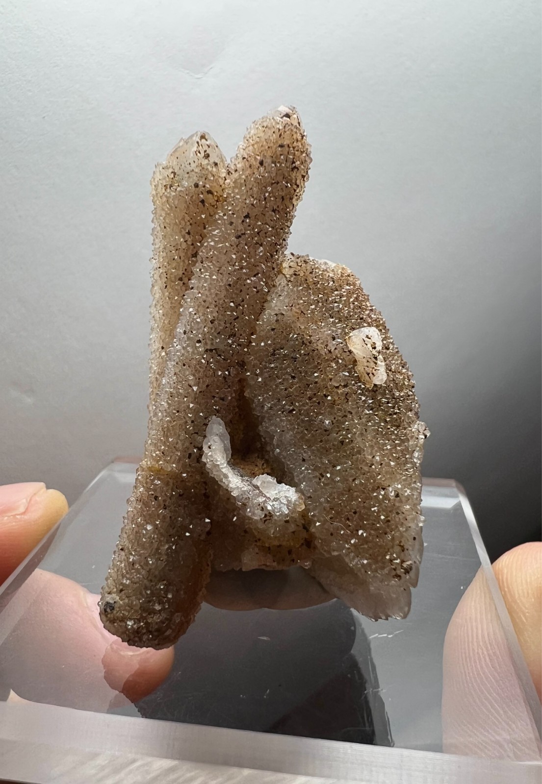 “Fairy” Spirit Quartz Cluster – 30g – Boekenhouthoek, South Africa