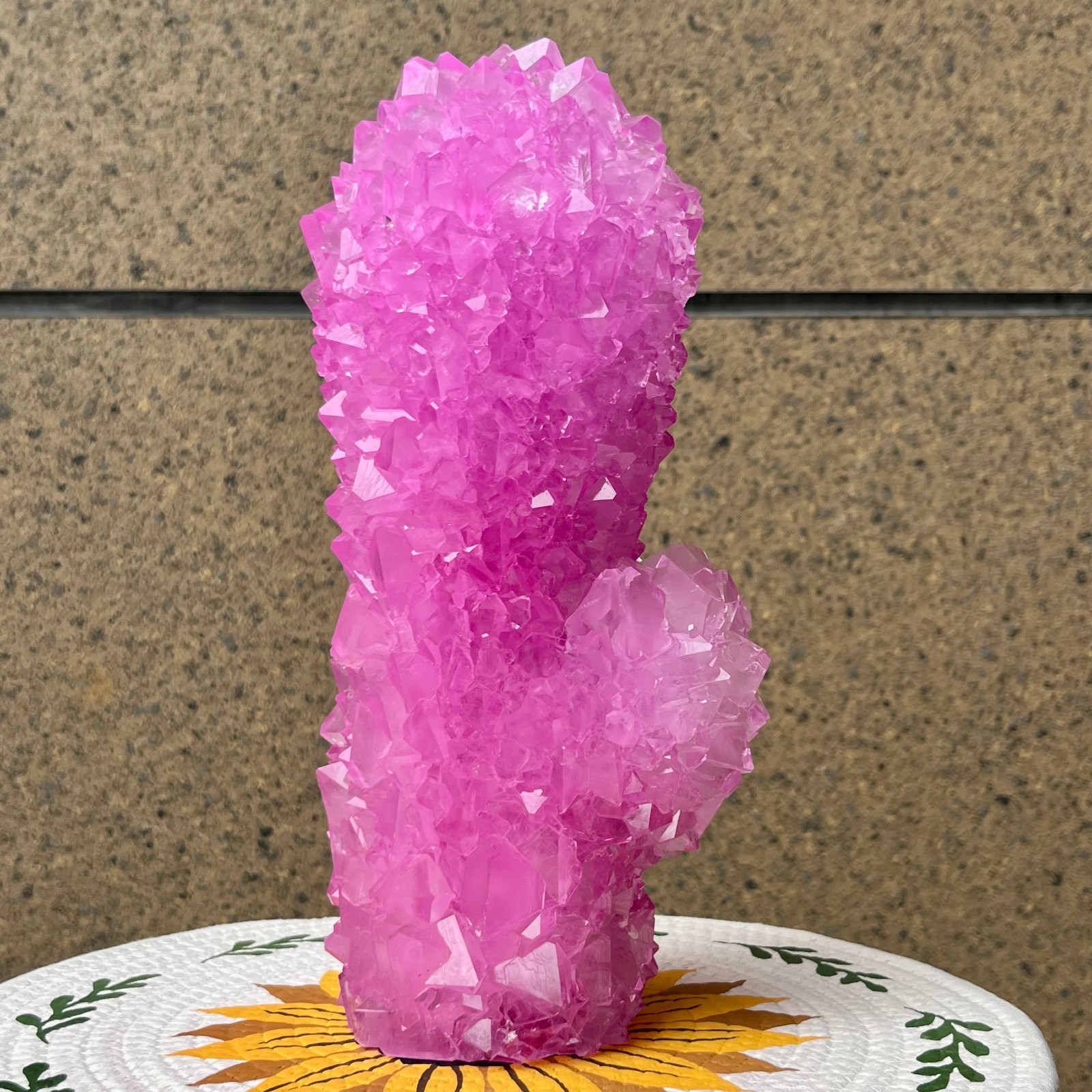 6.2 lb Alum Crystal Cluster Sharp Point Tower Formation Specimen