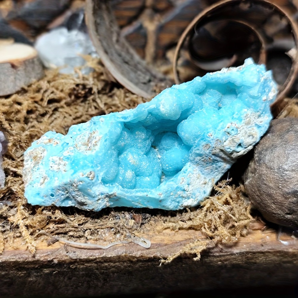 Random Irregular Hemimorphite Mineral Raw Stone Specimen Healing Decor Gift