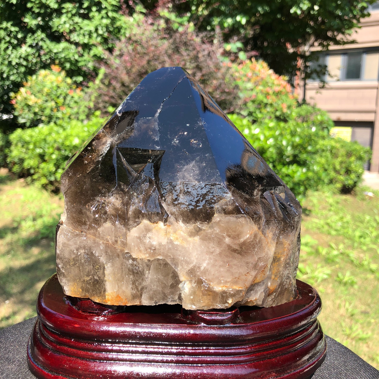 7.56LB Natural Black Crystal Quartz Mineral Specimen Healing Reiki 2302