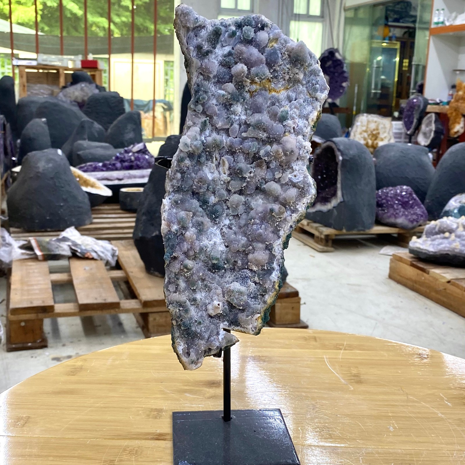 2.09LB Natural super beautiful fluorite crystal ore standard sample