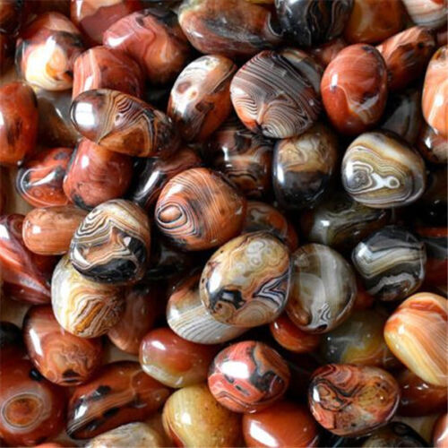 1KG Banded agate Madagascar,send randomly xlarge tumbled beautiful patterns