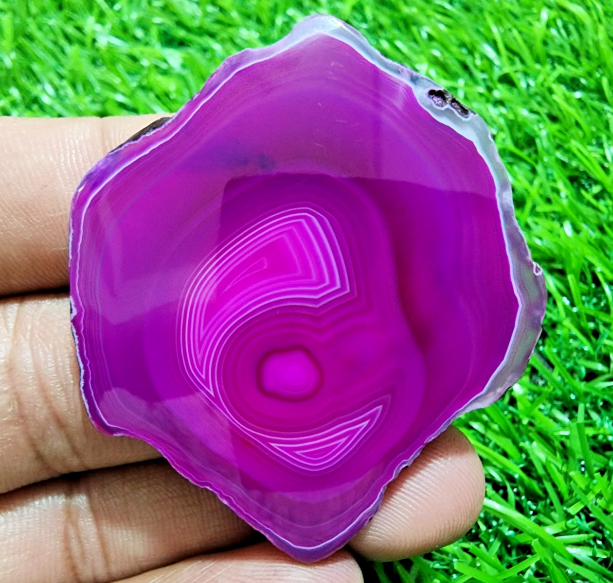 100t Natural Banded Slice Druzy Agate Slab Crystal Polished Druzy Loose Gemstone