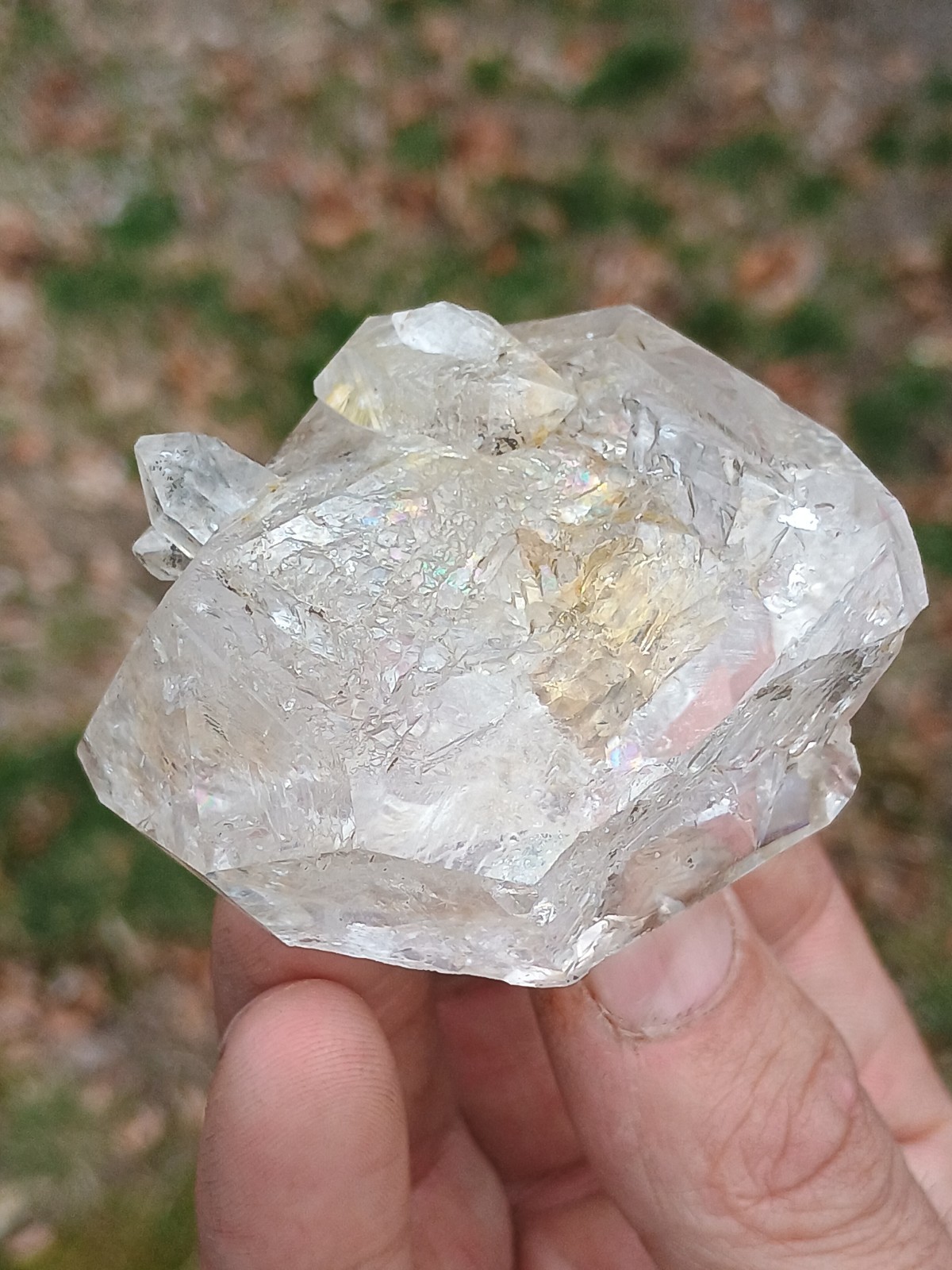 🔥 4.6oz Elestial Herkimer 💎 Cluster From NY ❤️ ⚒️