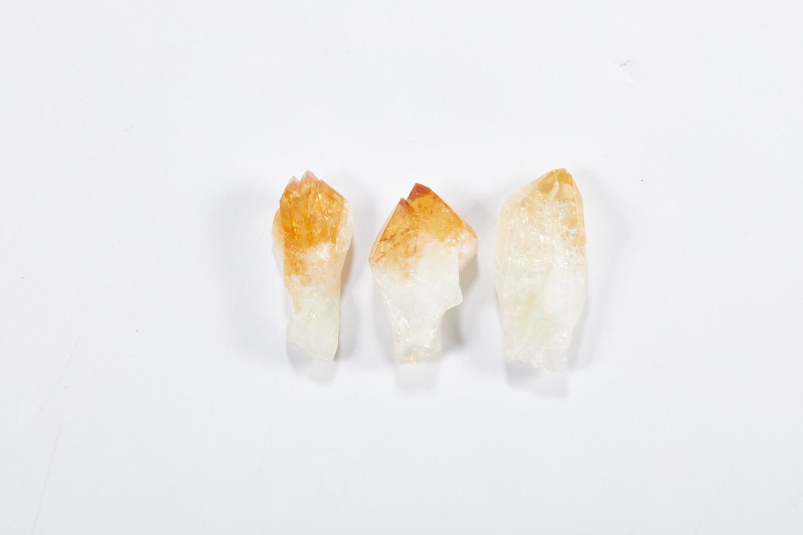Raw Citrine Crystal Point Root (Heat Treated) 1″ to 3″ Citrine from Brazil