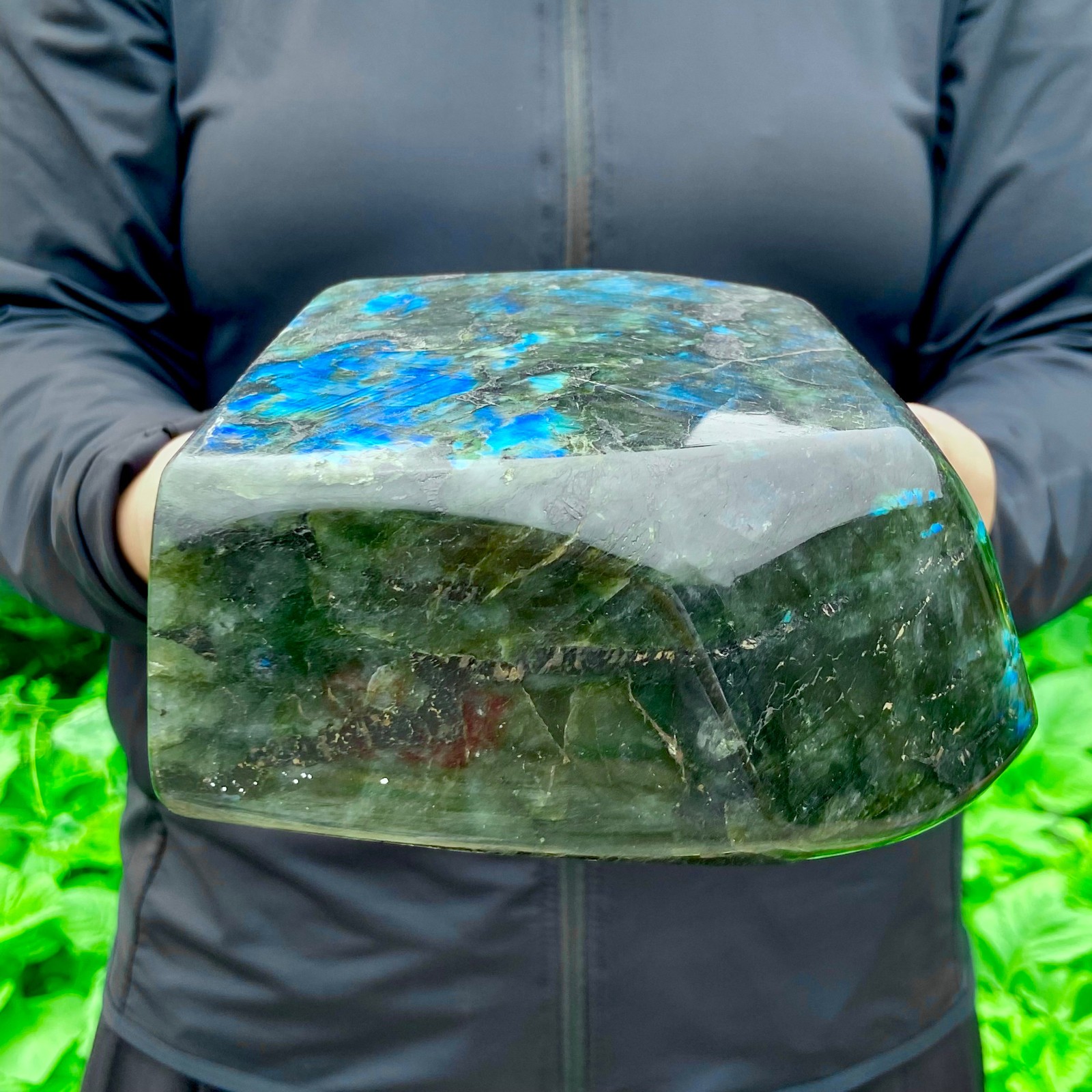 6.2LB Natural Gorgeous Labradorite QuartzCrystal Stone Specimen Healing