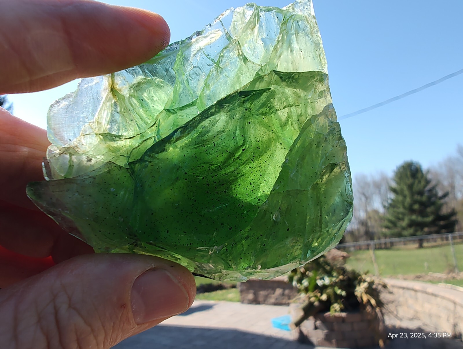 Andara Spiritual Healing MASTER Earth Green Crystal 115 Gram