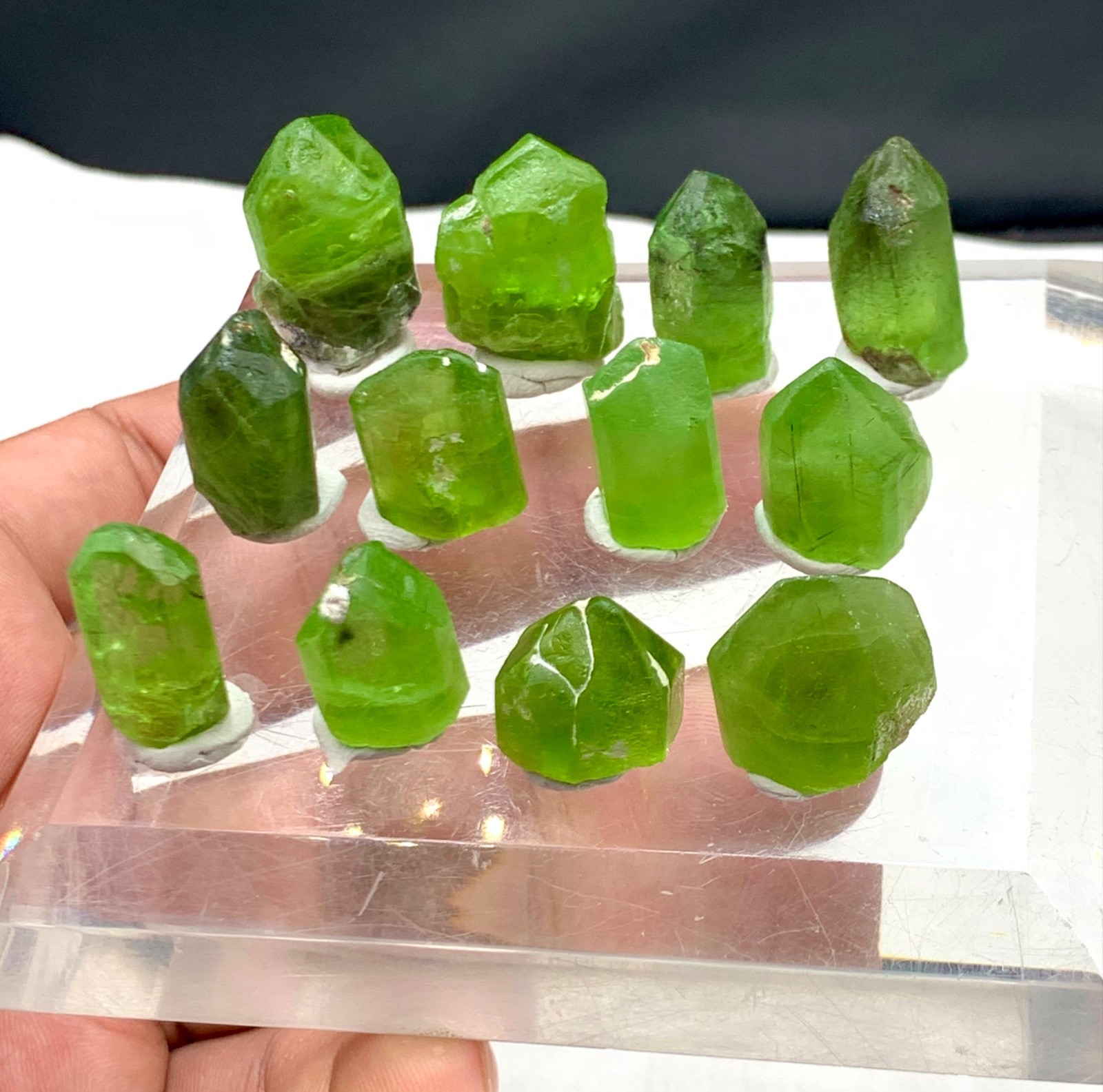 34 Gm Natural indicolite Tourmaline Terminated Crystal on Matrix Albite From AFG