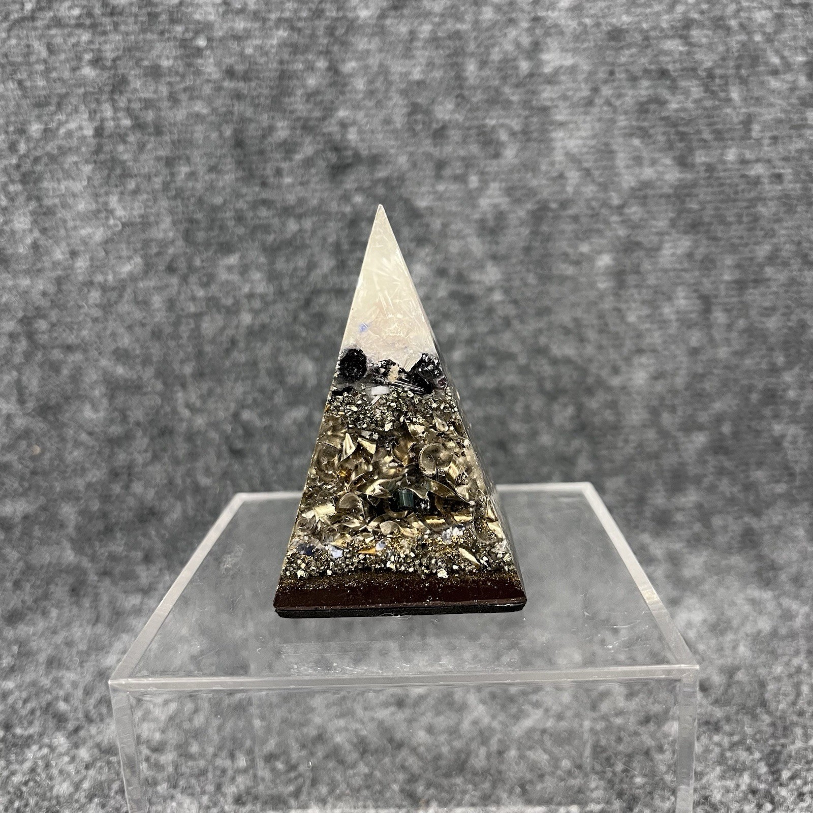 Orgonite Resin Energy Crystal Pyramid 3.25” x 2”