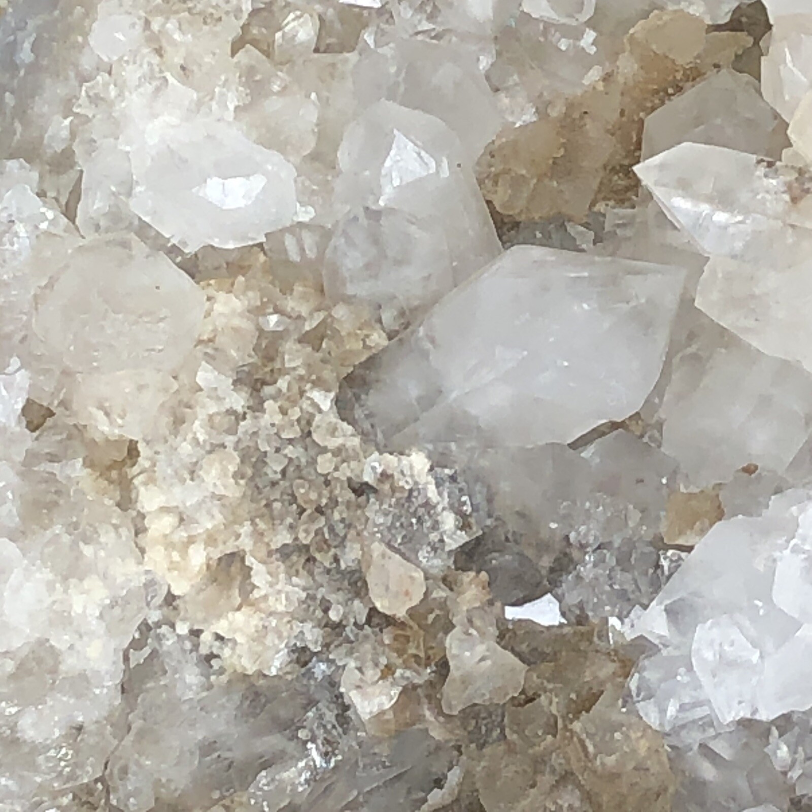 4″ Natural QUARTZ CRYSTAL Cluster Chalcedony Quality Kentucky GEODE