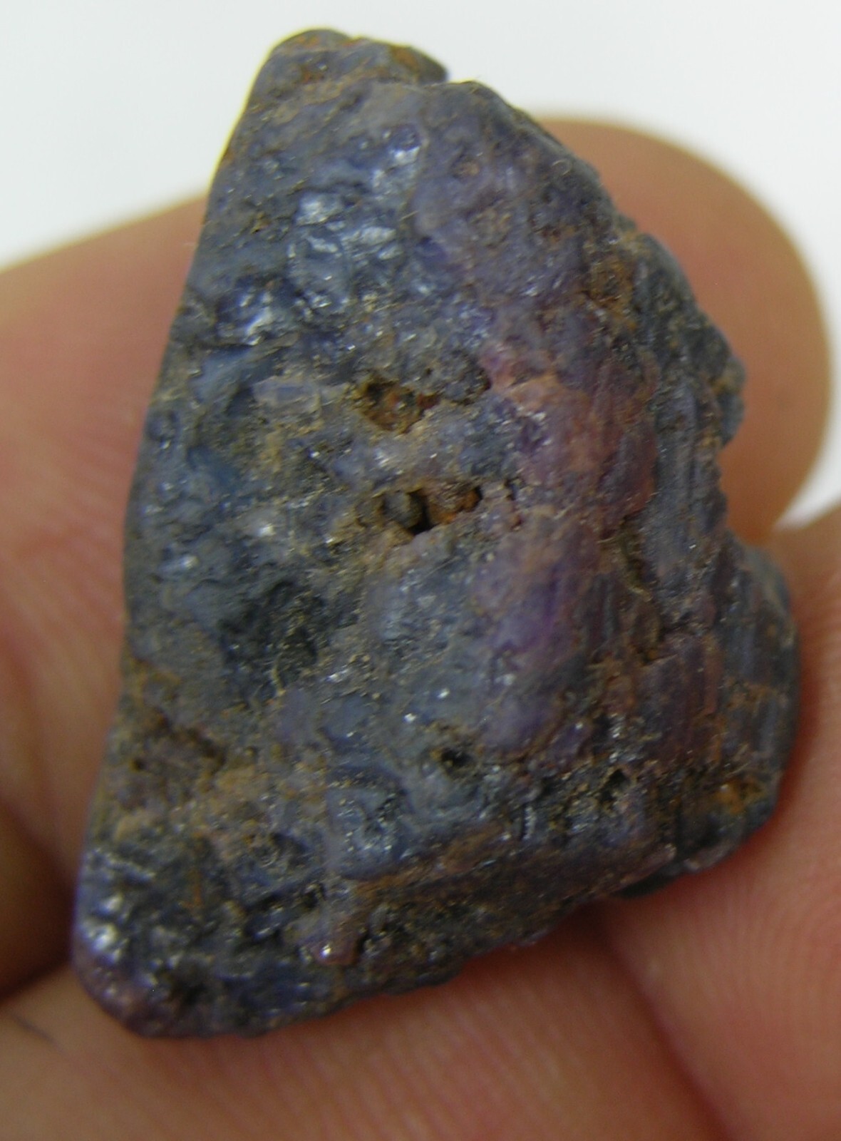 Vietnam 35.50ct 100% Natural Bi-Color Sapphire Ruby Corundum Specimen 23mm 7.10g