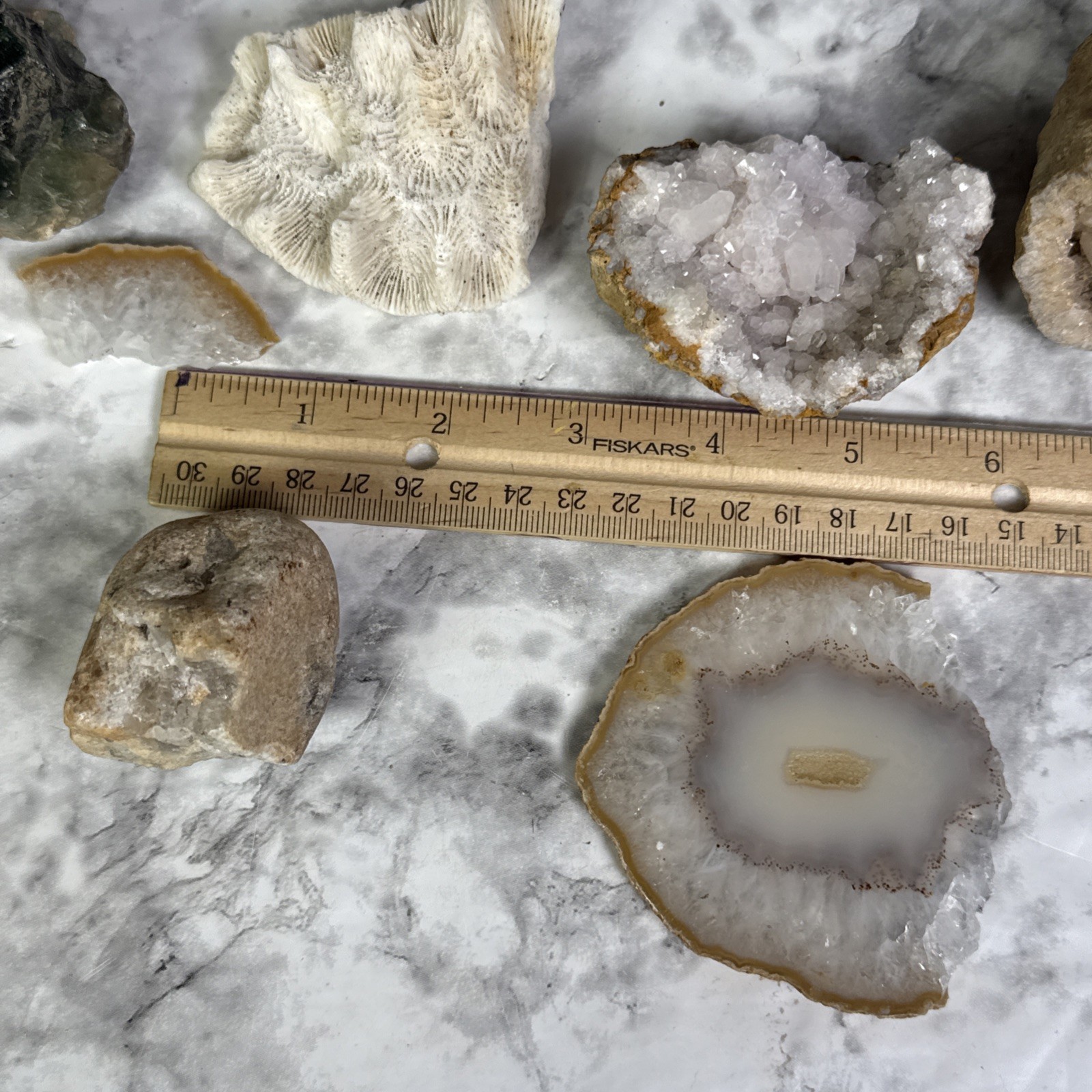 Lot Of Large Crystals Collection Different Minerals #4 Over 3.5 Pounds