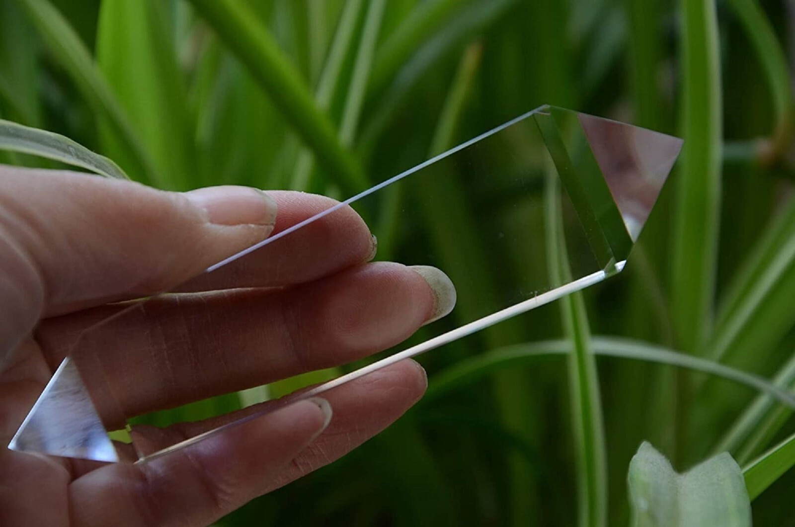 High Altitude Water Clear 4 Sided Crystal Point Quartz Vogel Wand 4.59 Inch