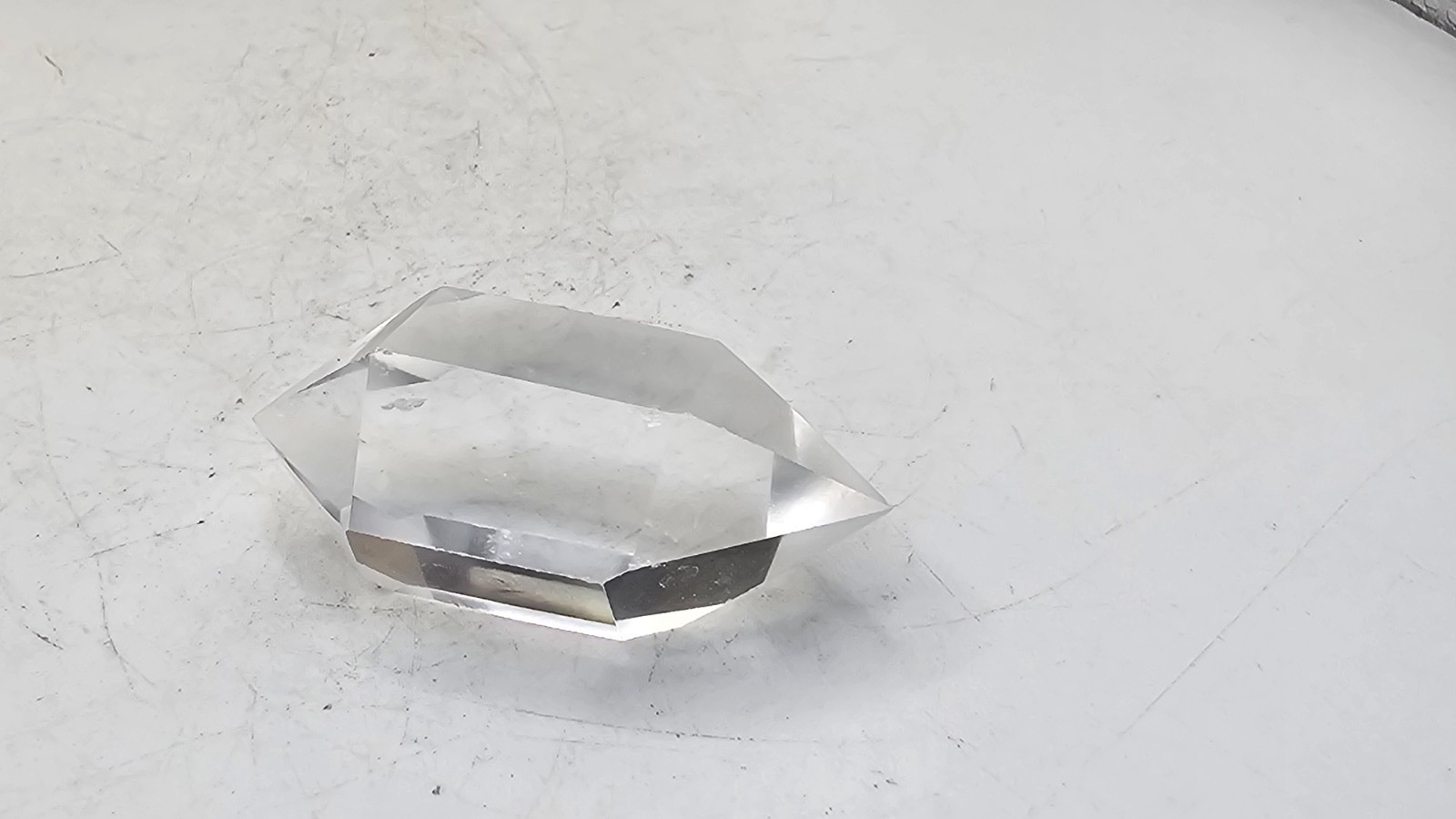 AA GRADE Clear Quartz Crystal DT Double Terminated Point 4.9cm 28g