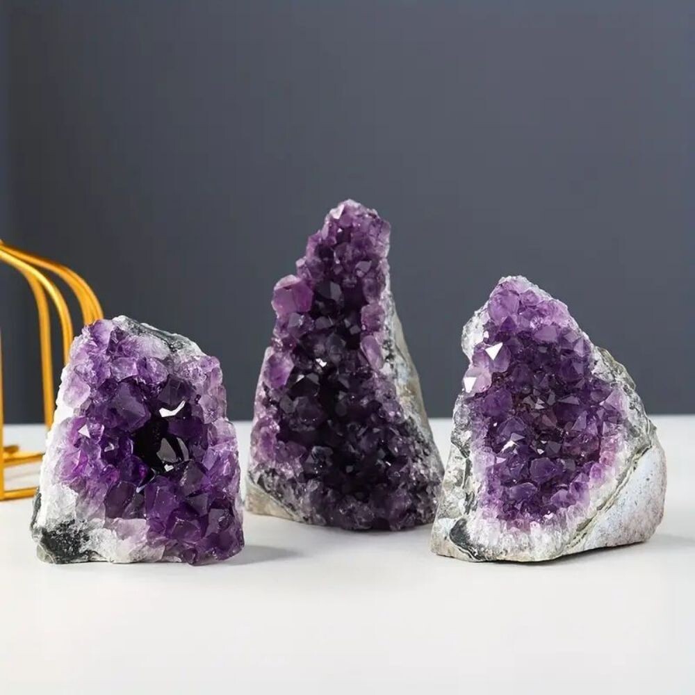 50-100g | Natural Crystals Uruguay Amethyst Crystal Cluster Ornament Decoration