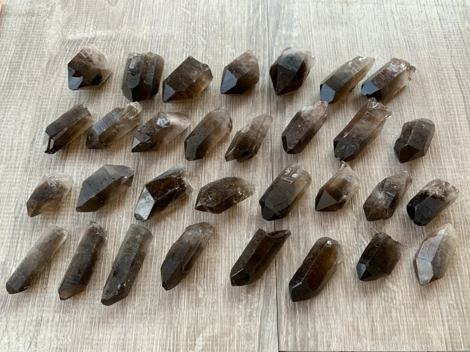 Natural Smoky Quartz Crystal Points, Smoky Quartz Crystal Point, Wholesale Lot