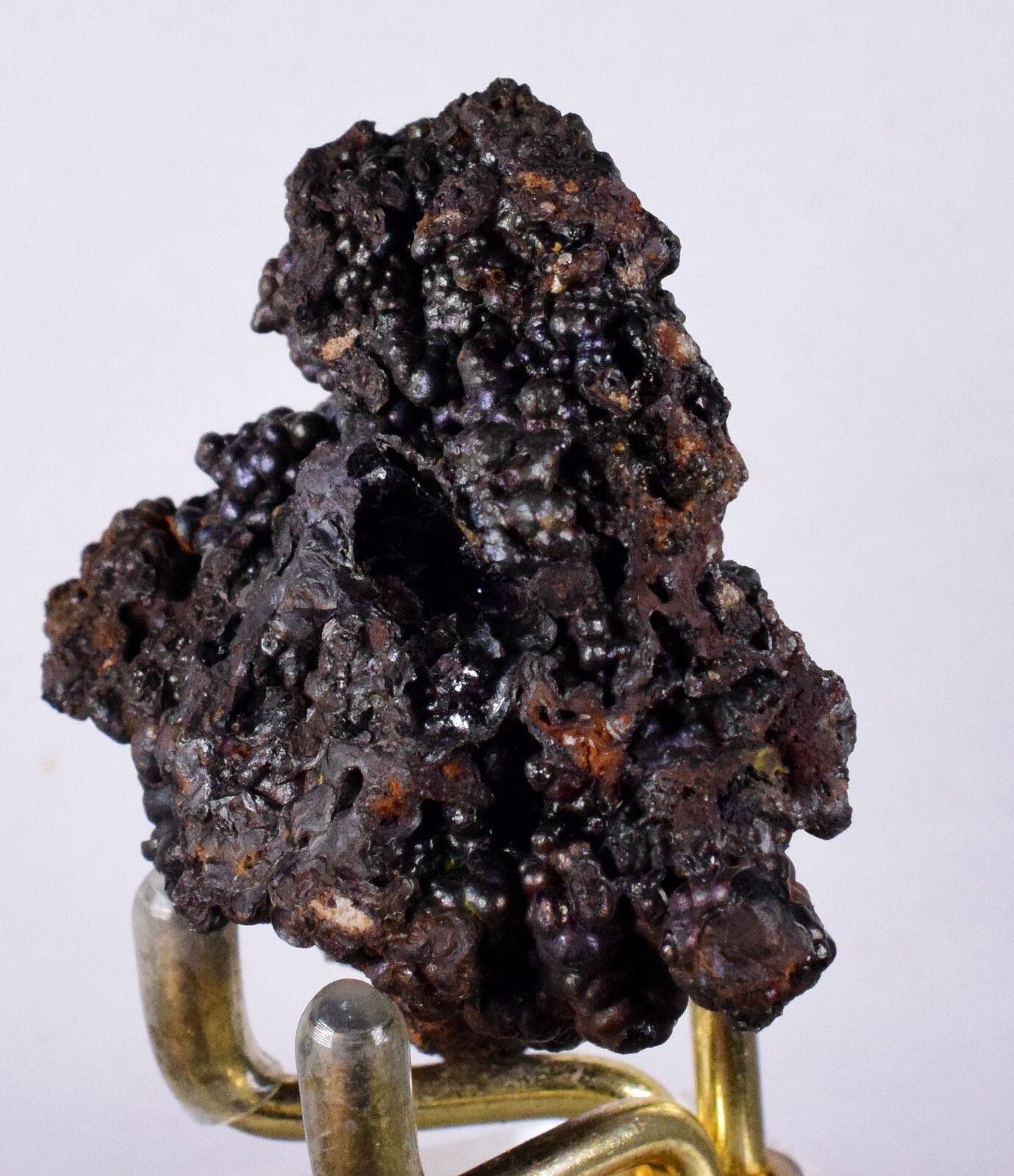 4.3cms GOETHITE BOTRYOIDAL CRYSTALS PERU IRON NEW FIND MINERAL ZB05
