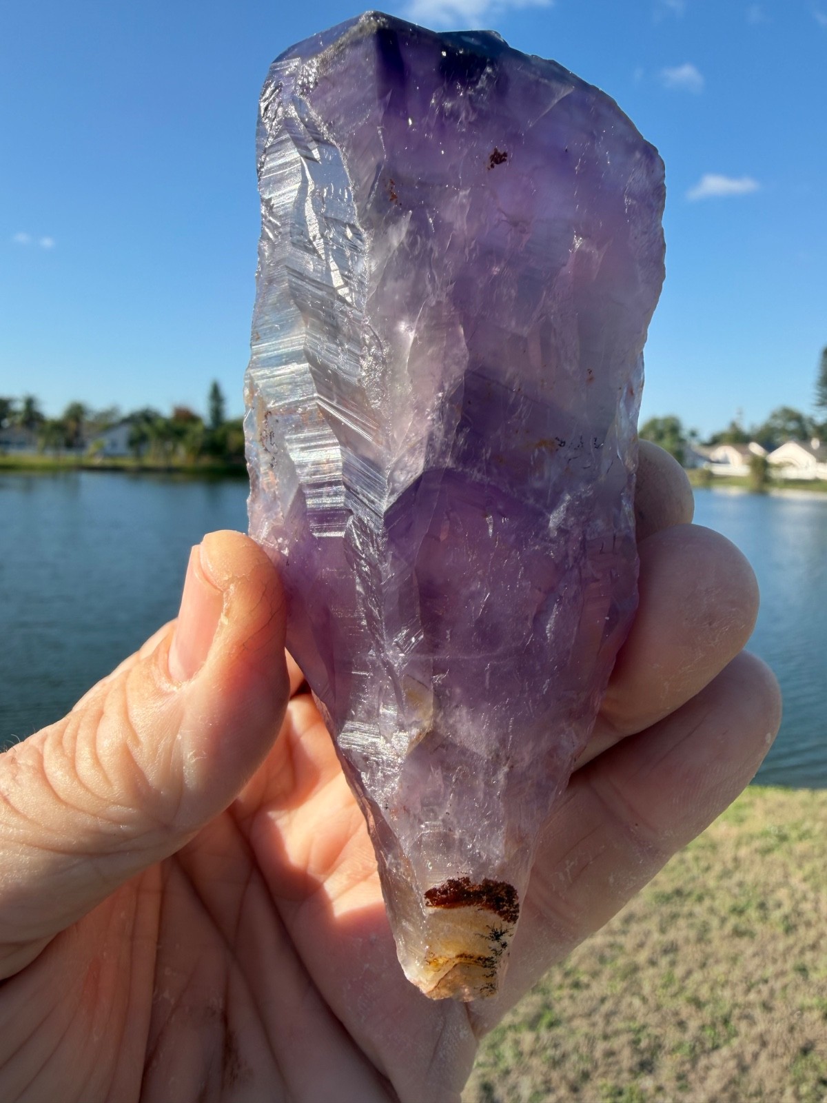 Auralite 23 Crystal Rare & Genuine Wand from Canada 177 grams 4.75″