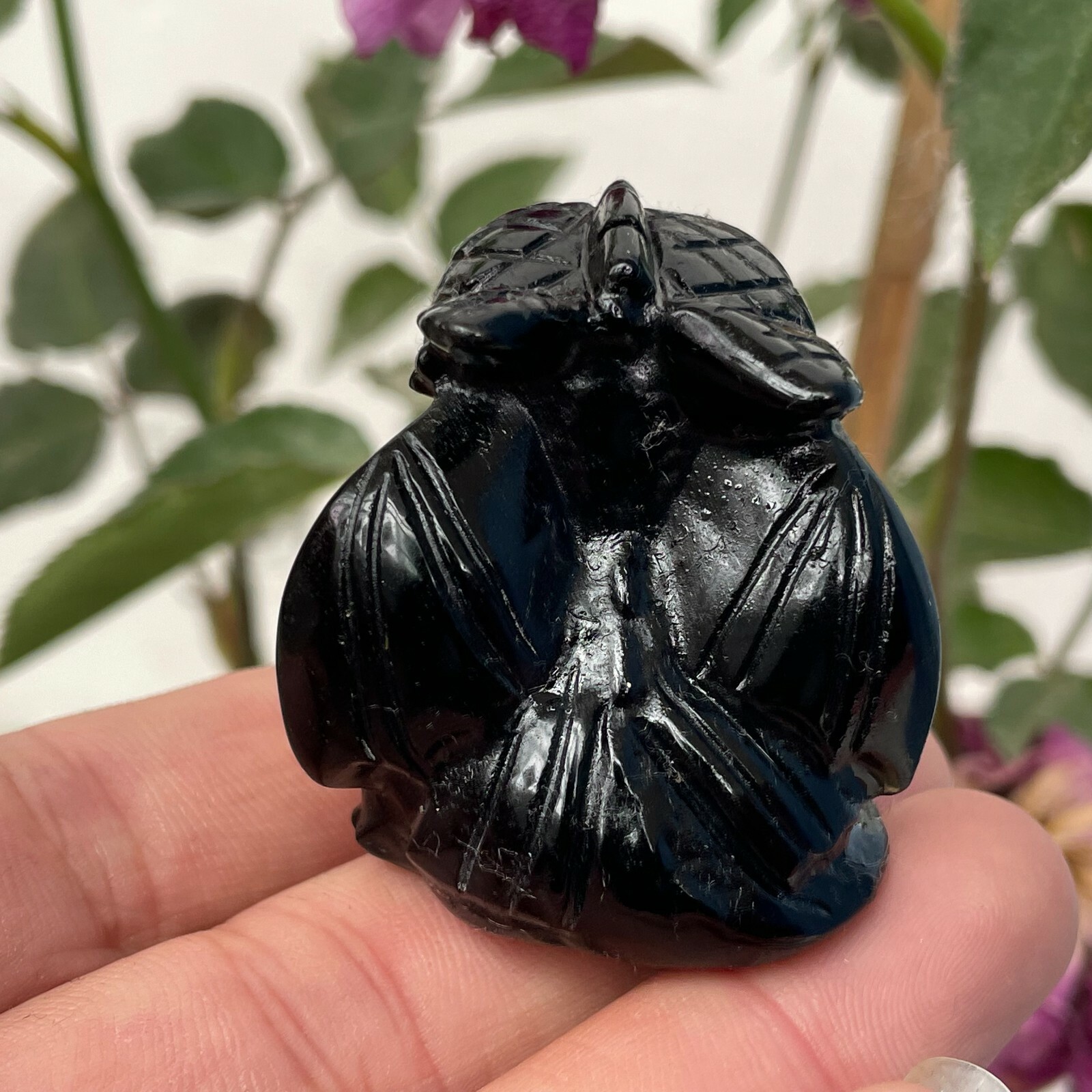 1pc Natural obsidian crystal Quartz carved crystal skull reiki healing
