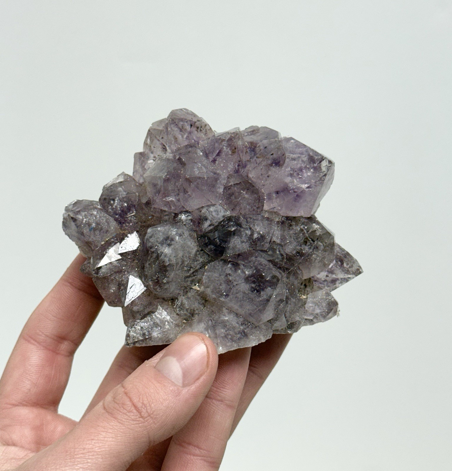 Amethyst Cluster Cut Base LARGE POINTS Natural High Quality Crystal Quartz Geode